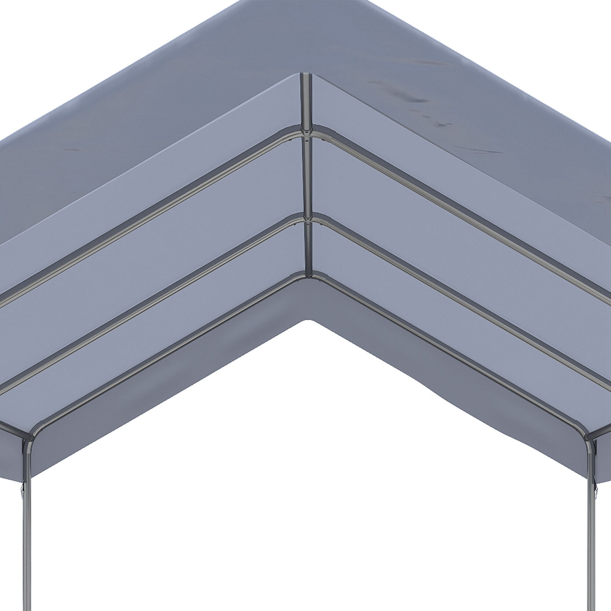 Outsunny 84C-386V00GY Carport-Covers - View #4