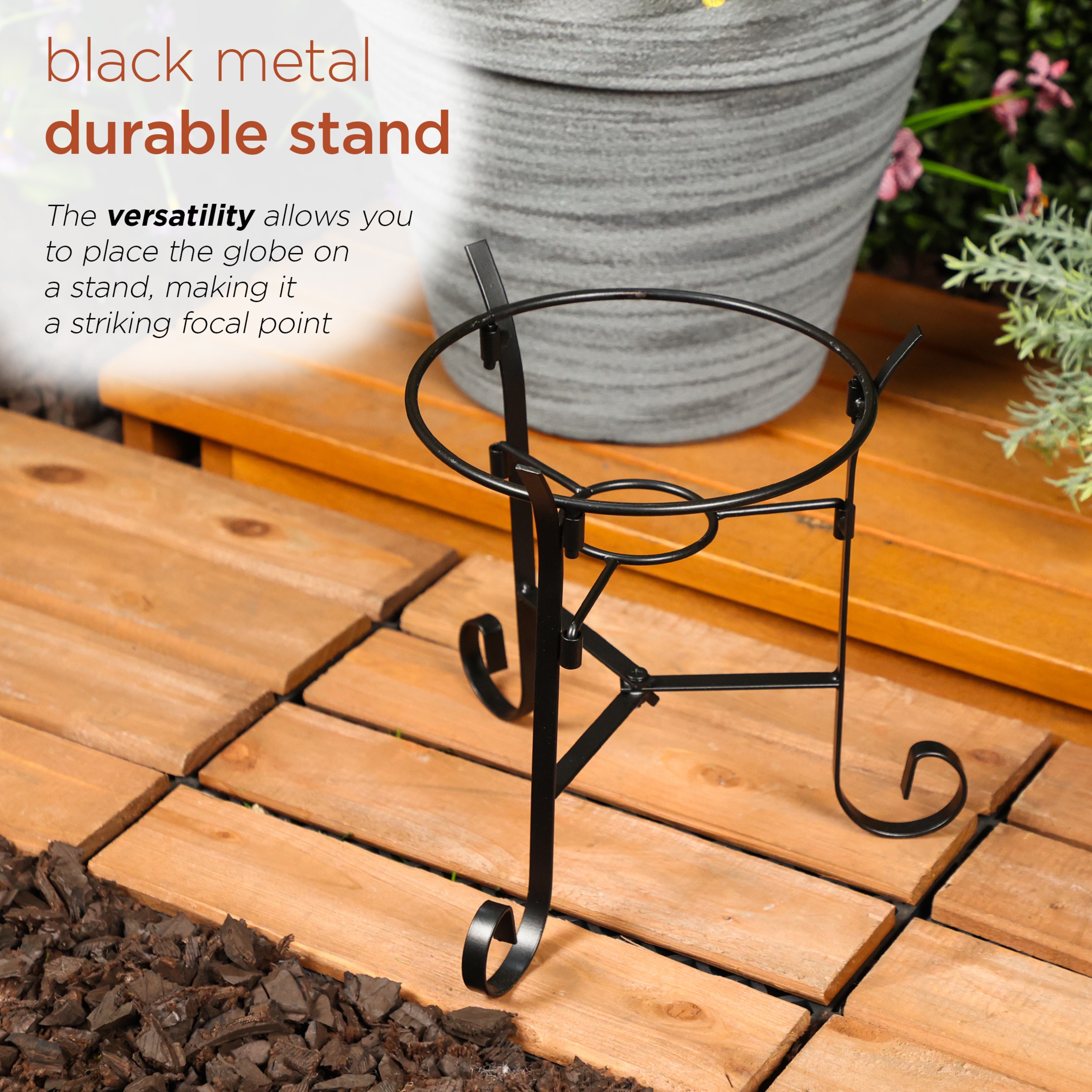 Alpine Corporation HGY287A Gazing-Ball-Stand - View #9