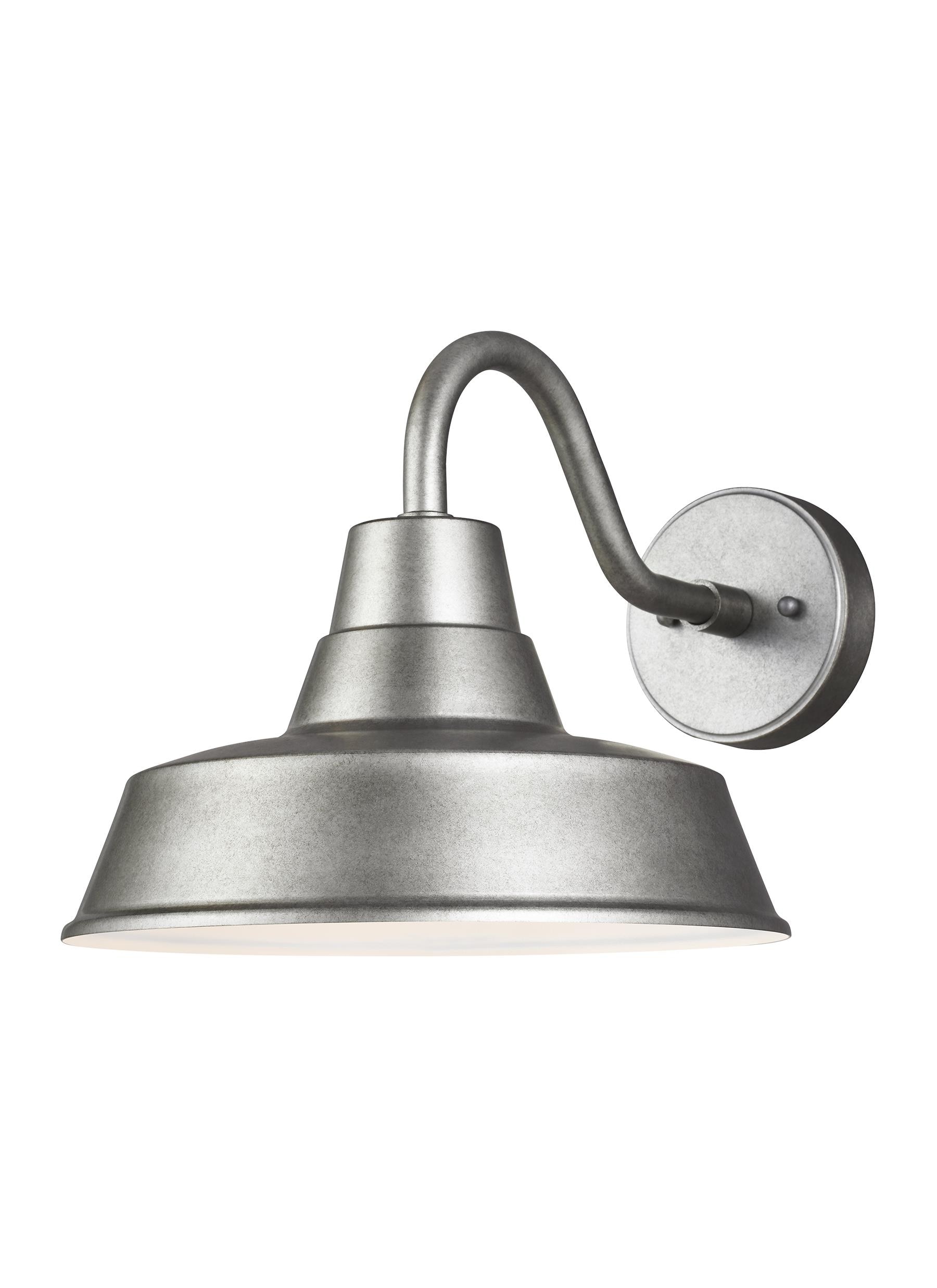 Generation Lighting 8637401-57/T Barn Light 1 -Light 10.63-in H Pewter Hardwired Dark Sky Outdoor Wall Light