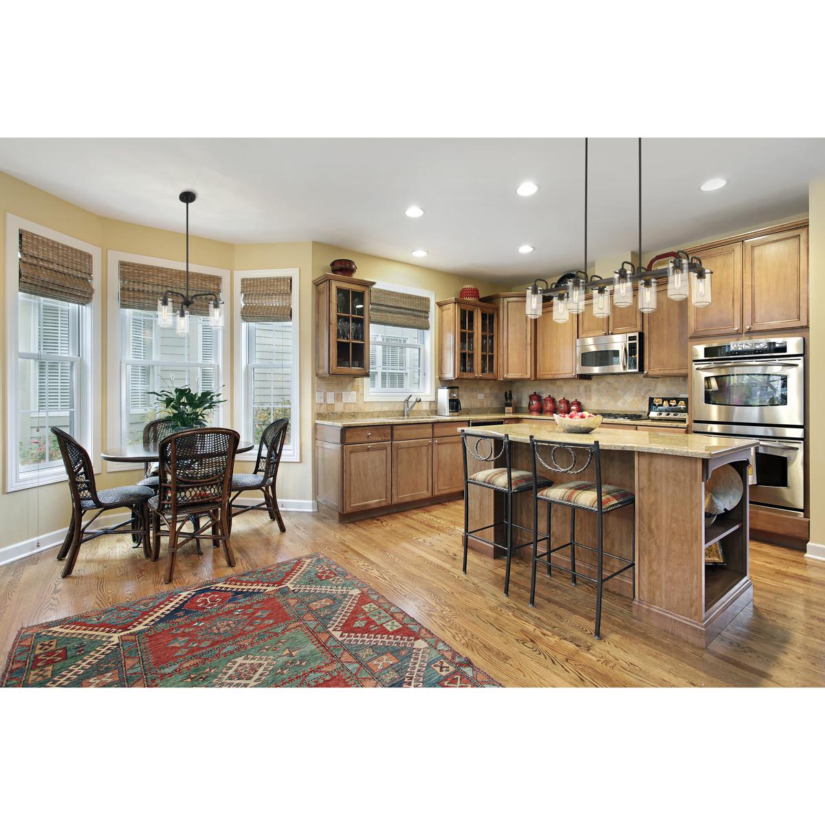 Z-Lite 471-8L-MB Pool-Table-Lighting - View #2