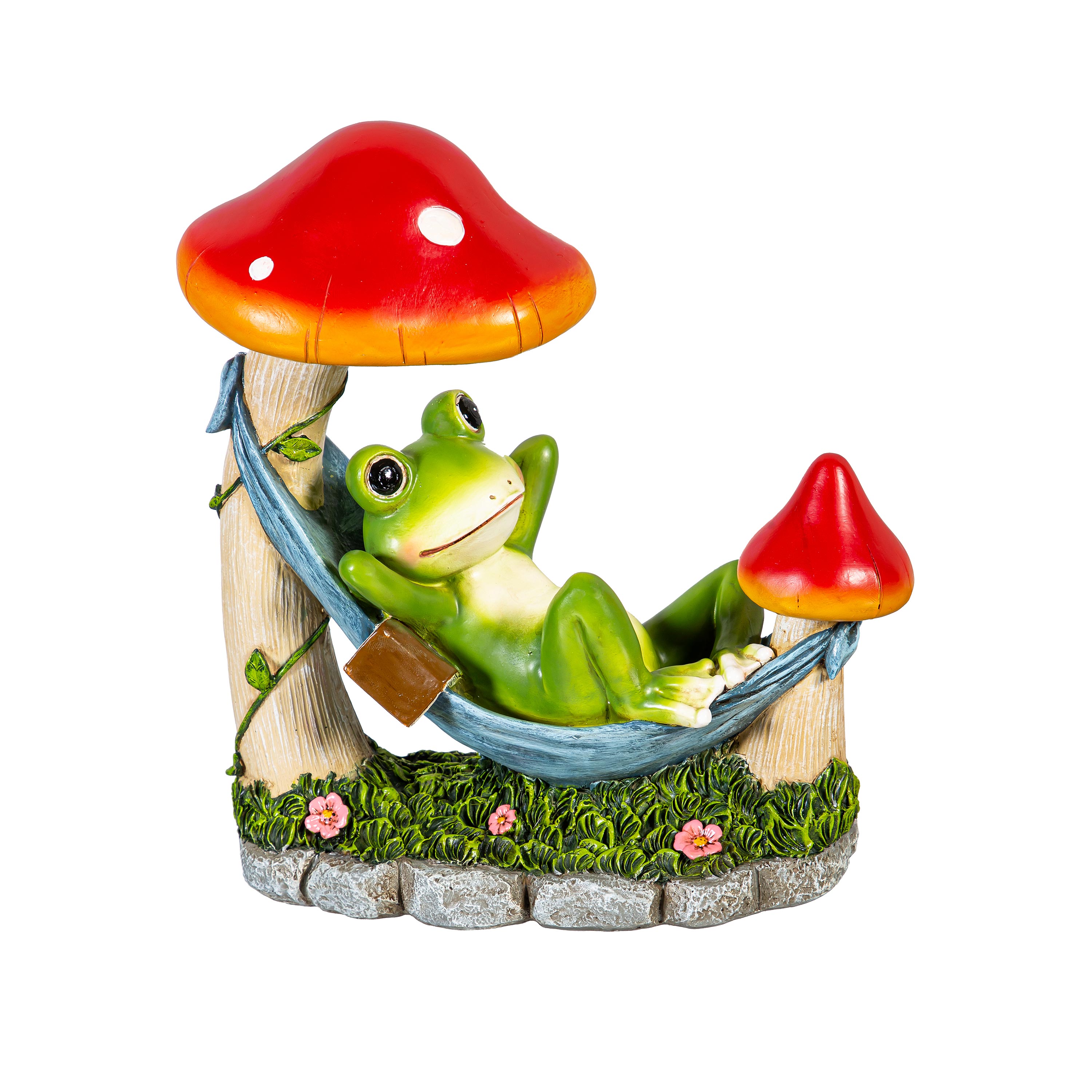 Evergreen 84G5660 8.94-Inches H x 8.54-Inches W Multiple colors/finishes Frog Garden Statue