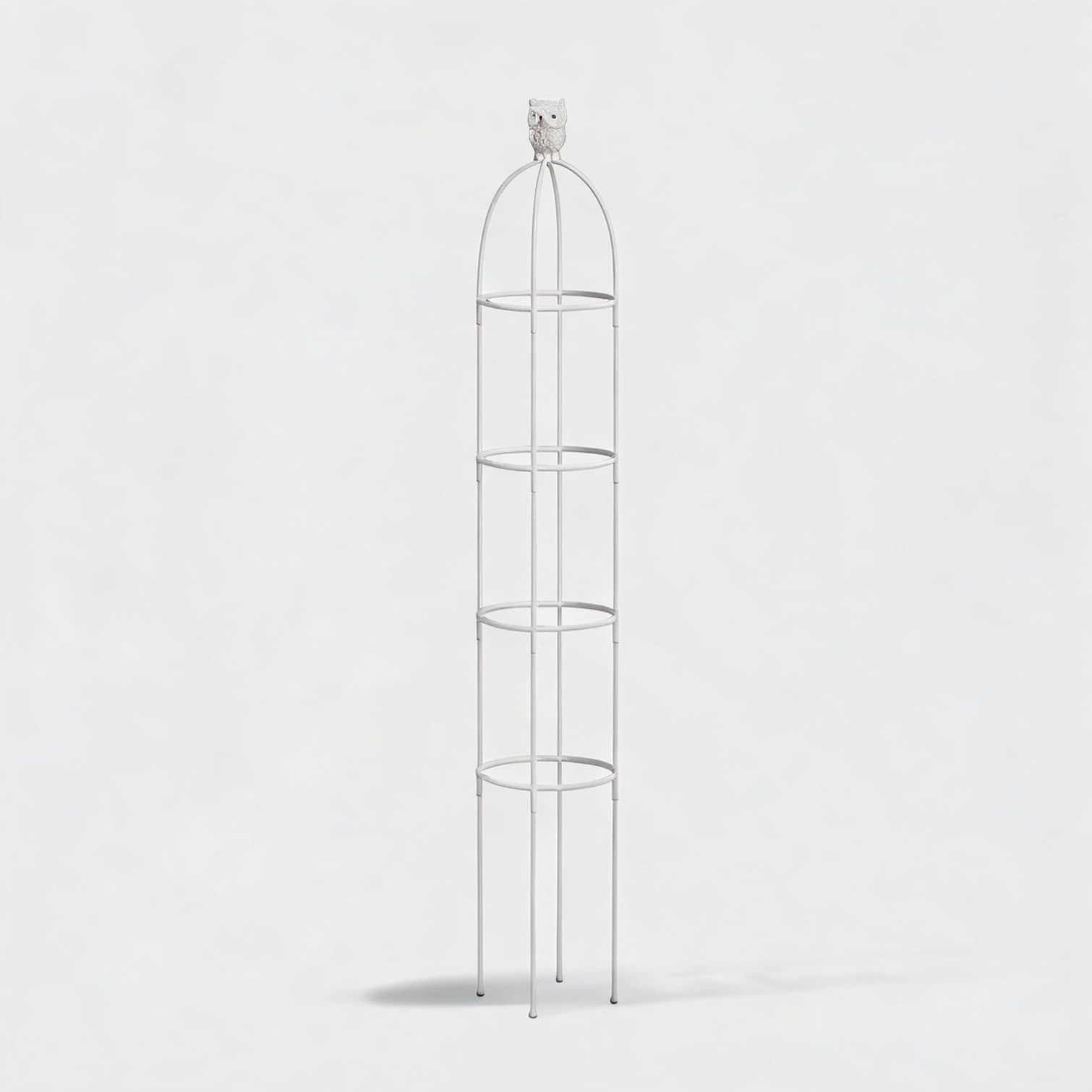 Naturefalls Garden Arch and Trellis - Clean White Plastic Obelisk Plant ...