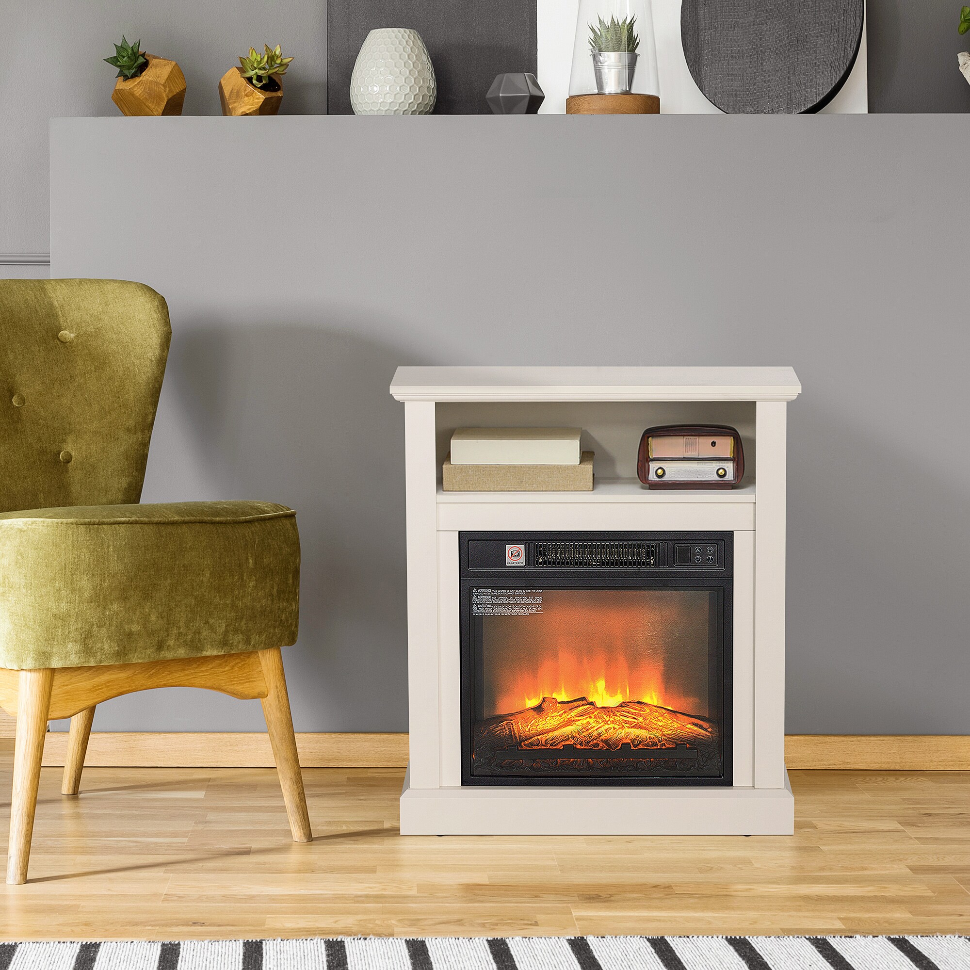 SINOFURN SYE740013WT Electric-Fireplaces - View #7