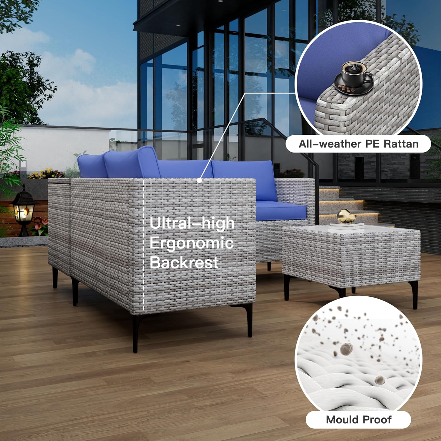 Garvee LAHWCZT2603100020 Patio-Sofas-Daybeds - View #4