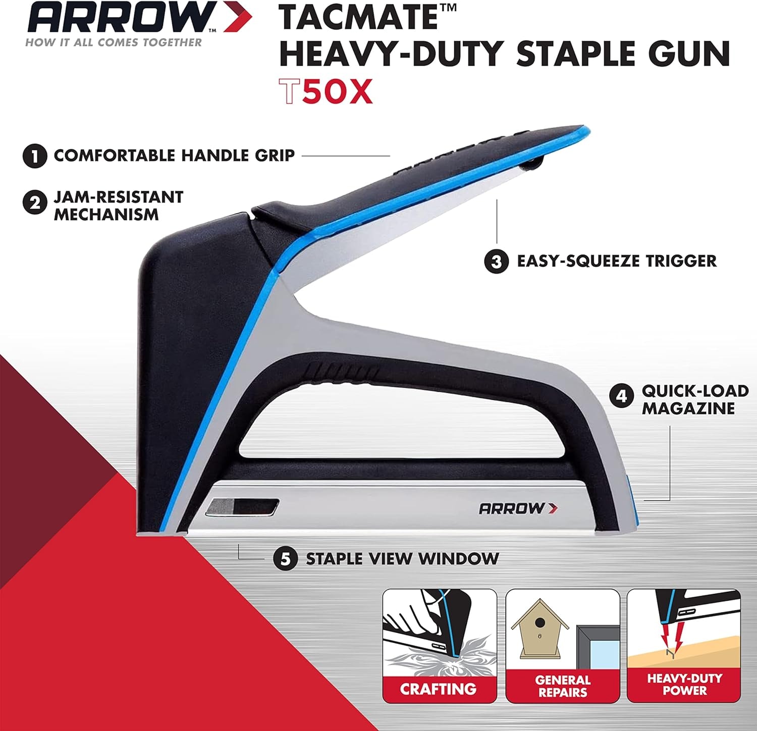 Arrow T50X Staple-Guns - View #3
