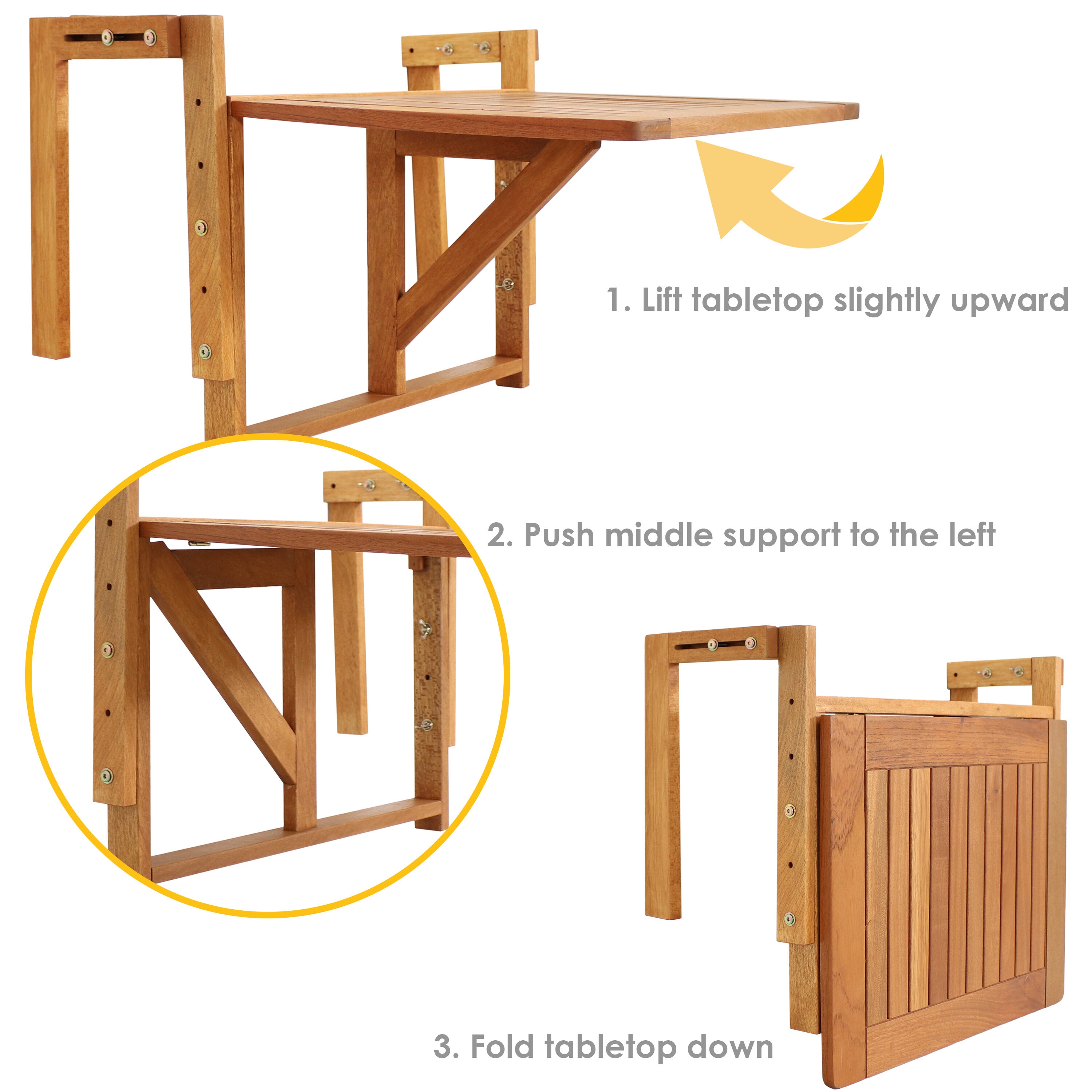 Sunnydaze Decor FRN-682 Folding-Tables - View #8