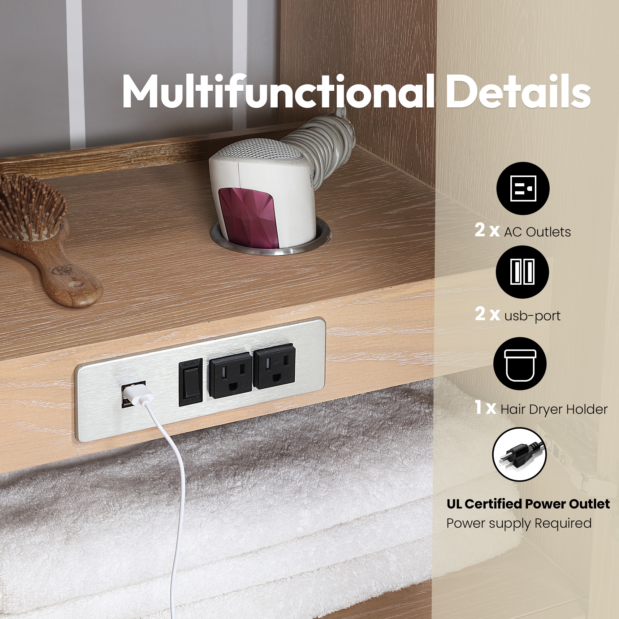 Vinnova 705736-WA-GW Bath-Vanity-Combo - View #11