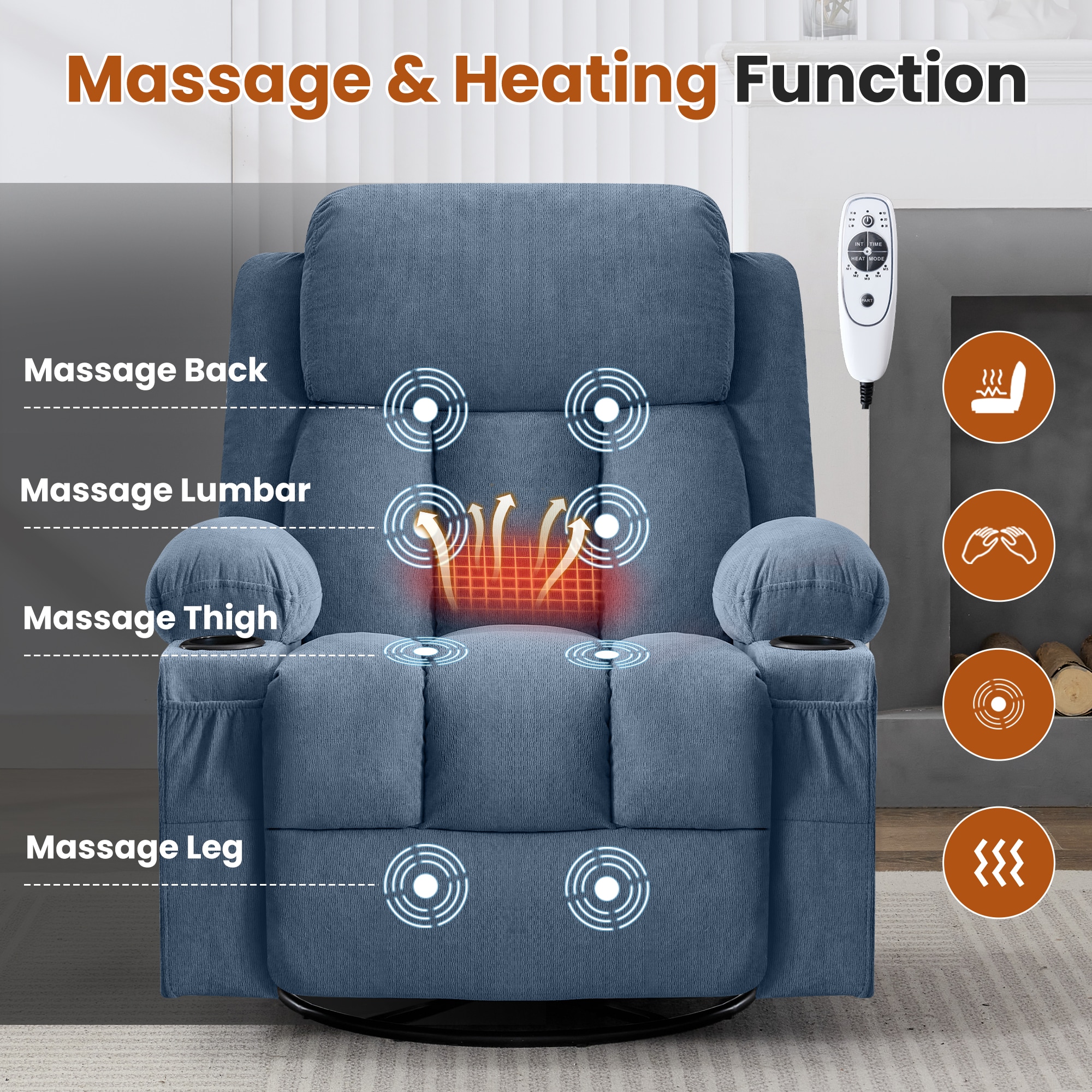 LUCKY ONE LO-VB426483P recliners - View #2