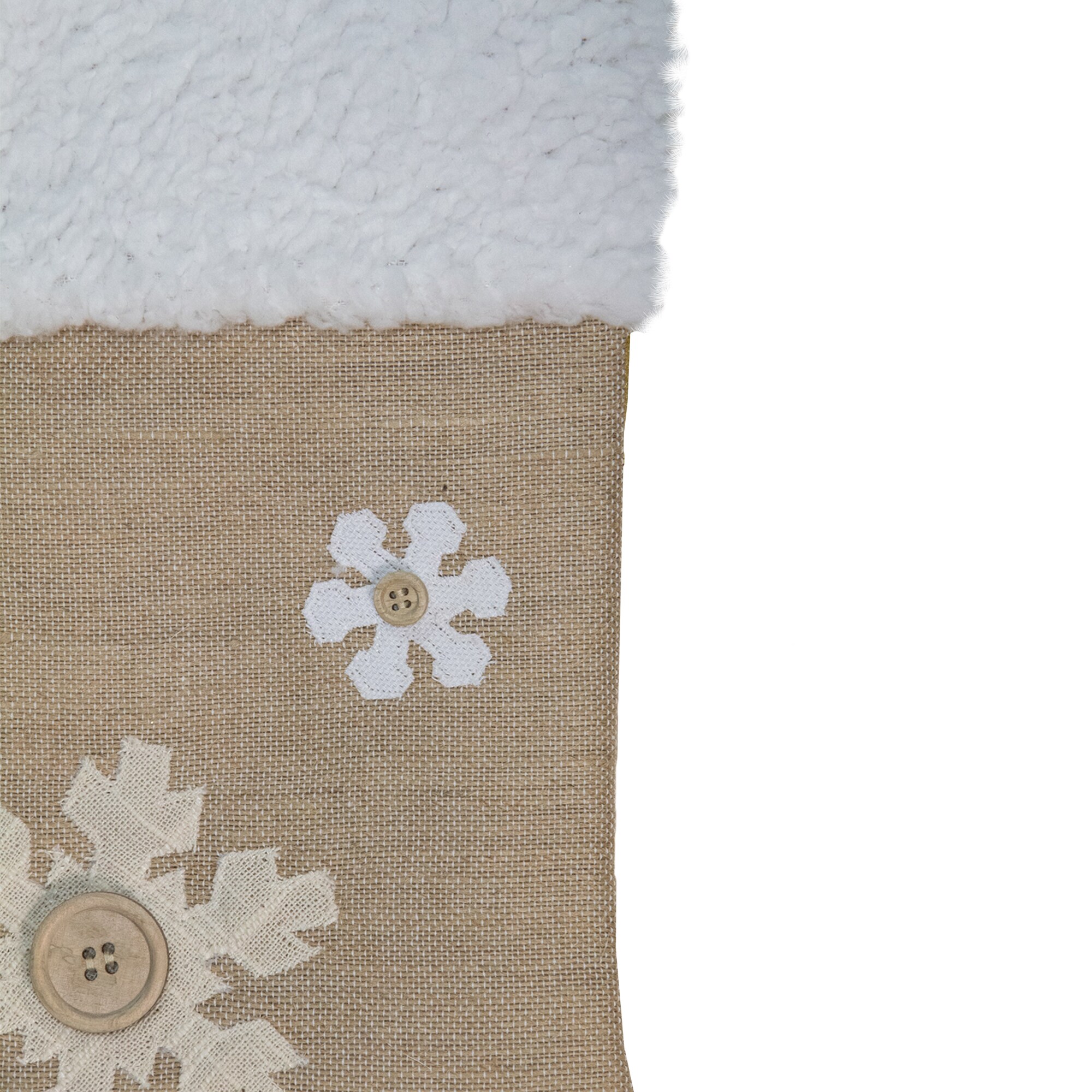 Ivory Christmas Stocking