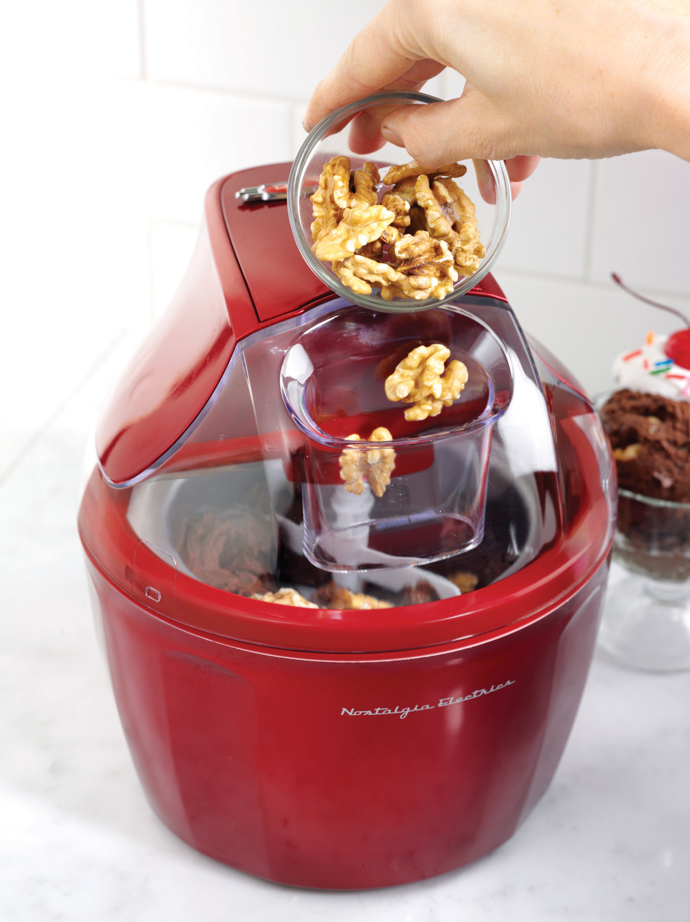 Nostalgia retro 2025 ice cream maker