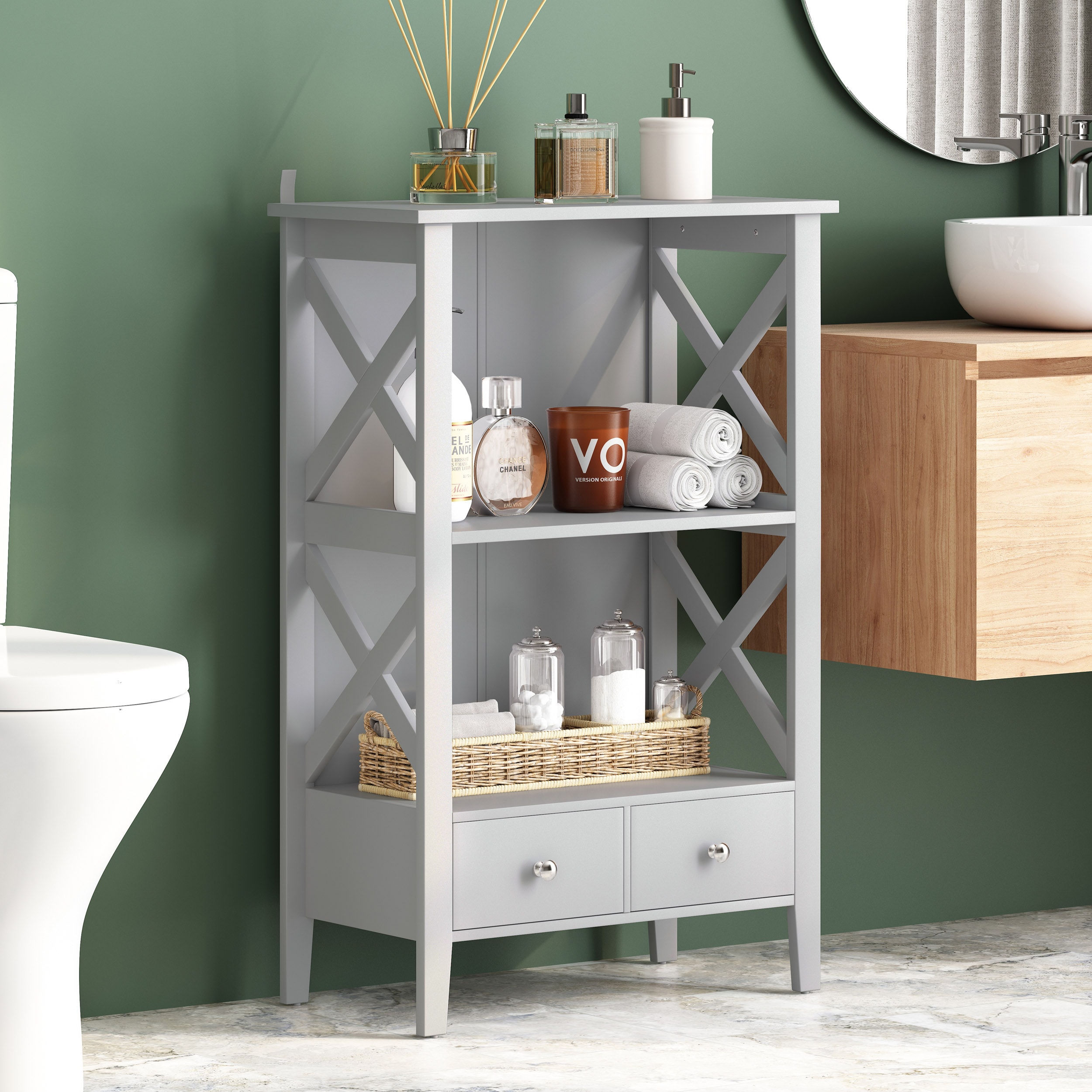 Siavonce ZX-7B15X Linen-Cabinets - View #14