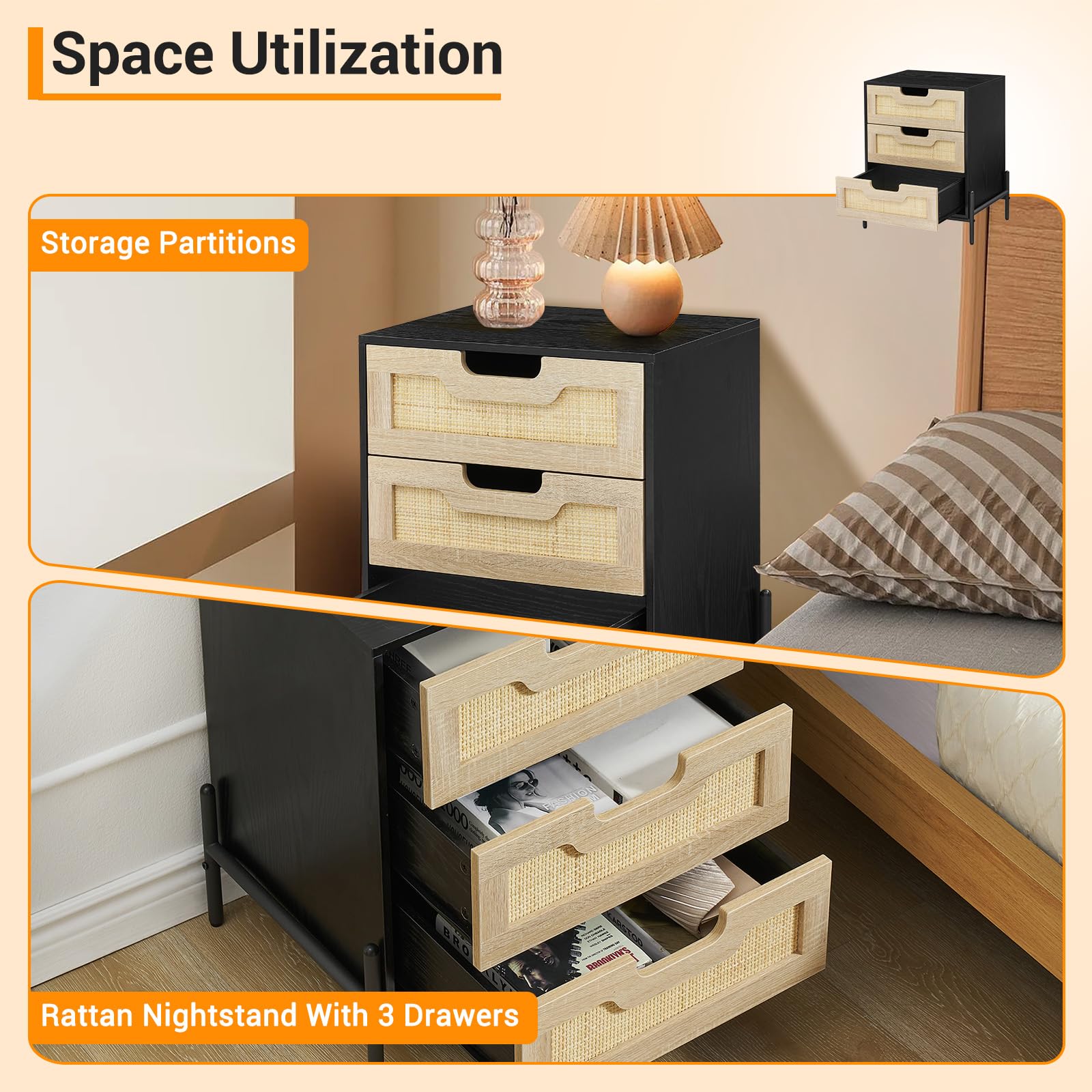 GarveeLife LSLX-PHO-13FH nightstands - View #7