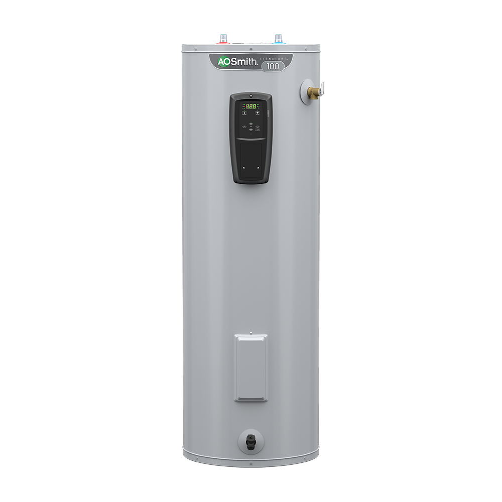 A.O. Smith Signature 100 50-Gallon Tall 6-year Warranty 4500-watt Double Element Grid Capable Electric Water Heater