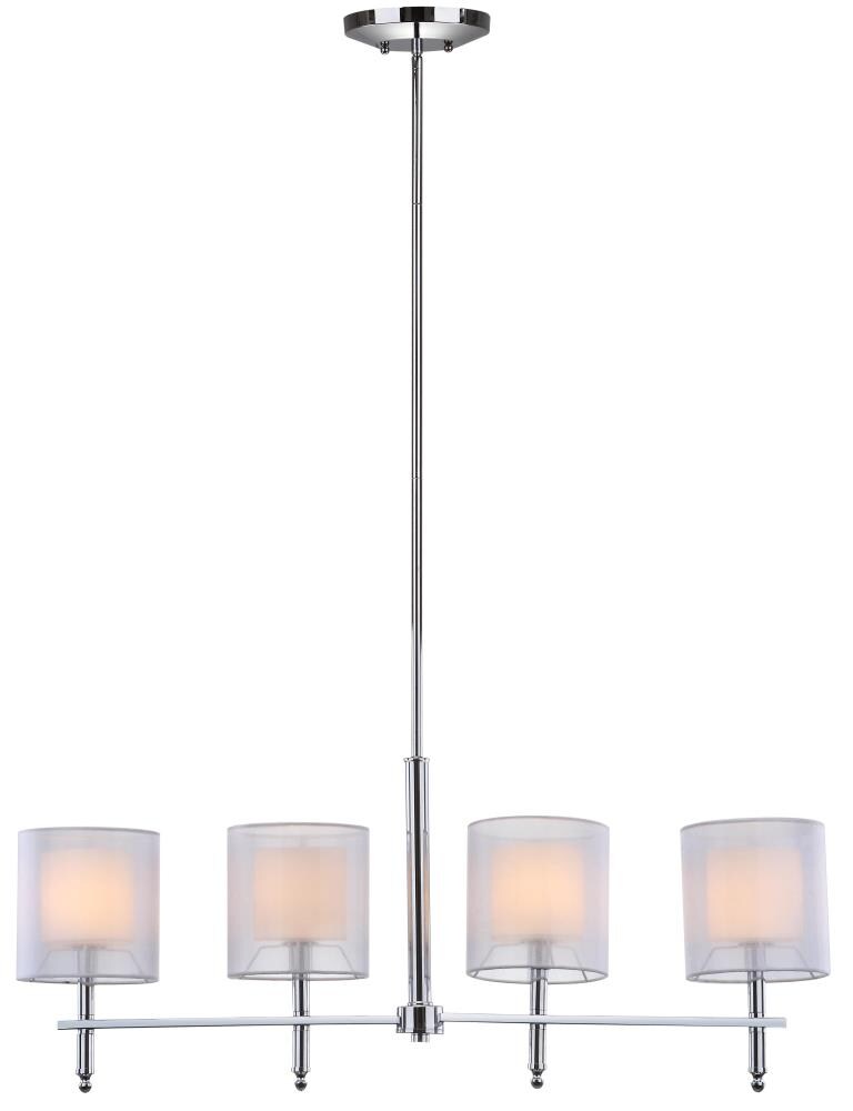 Safavieh Aura Chrome Modern/Contemporary Cylinder Multi-light at Lowes.com