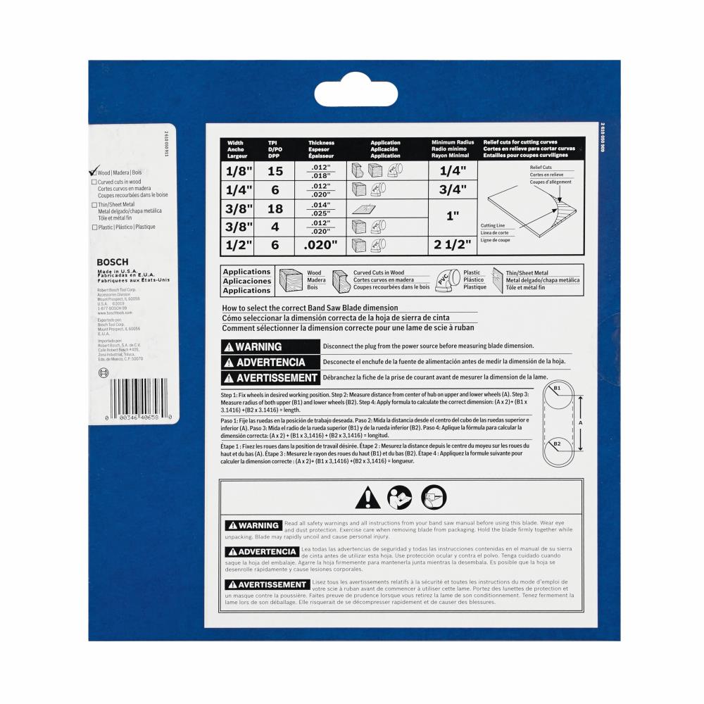 Bosch BS80-6W Band-Saw-Blades - View #10