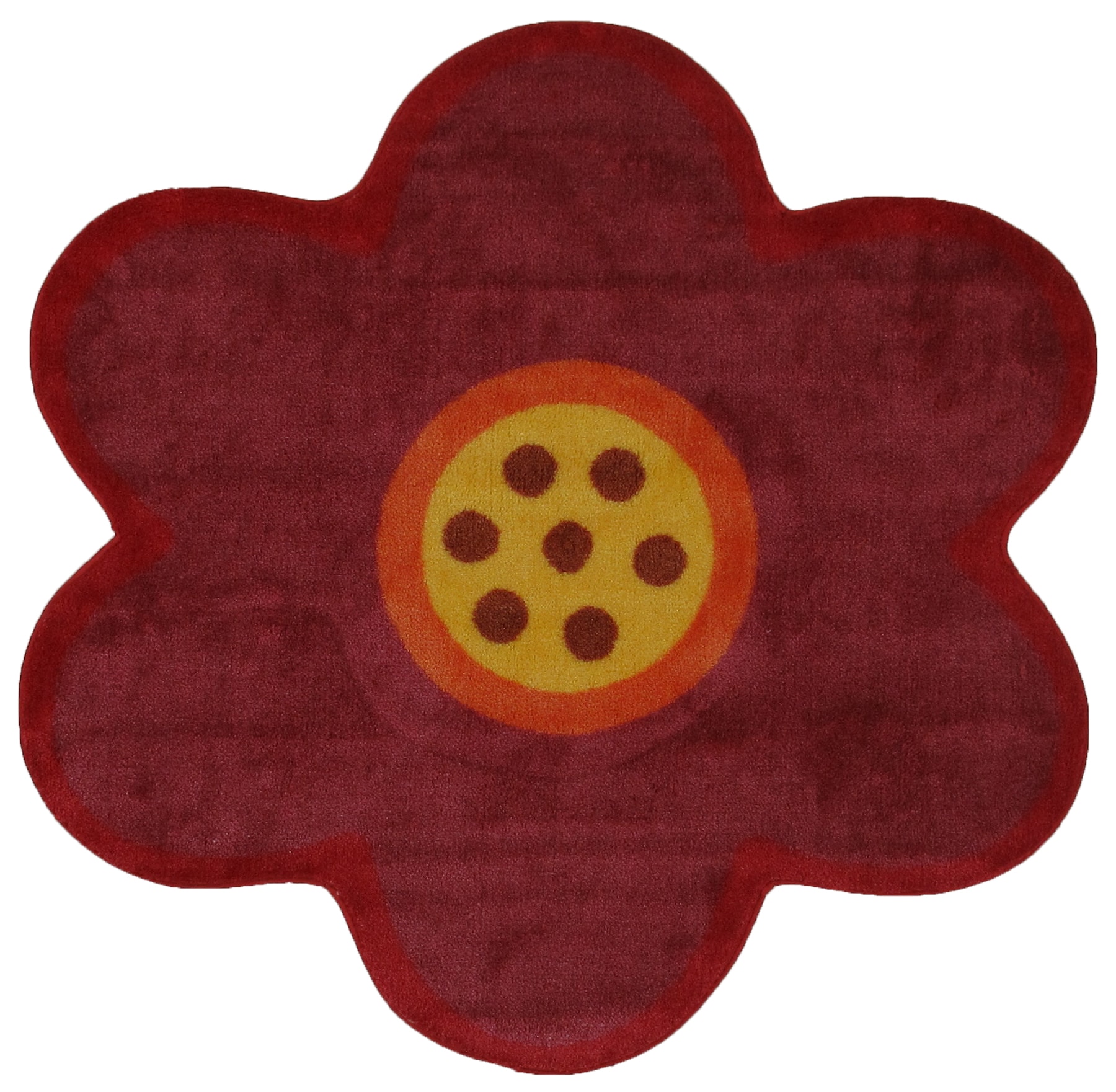 Fun Rugs FTS-021P 3939 Fun Time Shape 3 X 3 (ft) Pink Irregular Indoor Floral/Botanical Area Rug