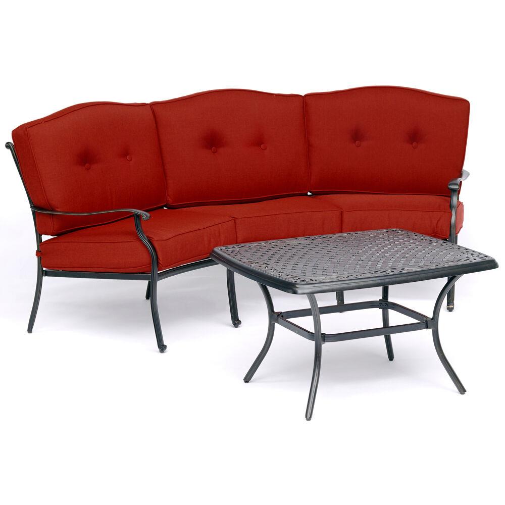 Hanover TRAD4PCCT-RED Patio-Conversation-Sets - View #5