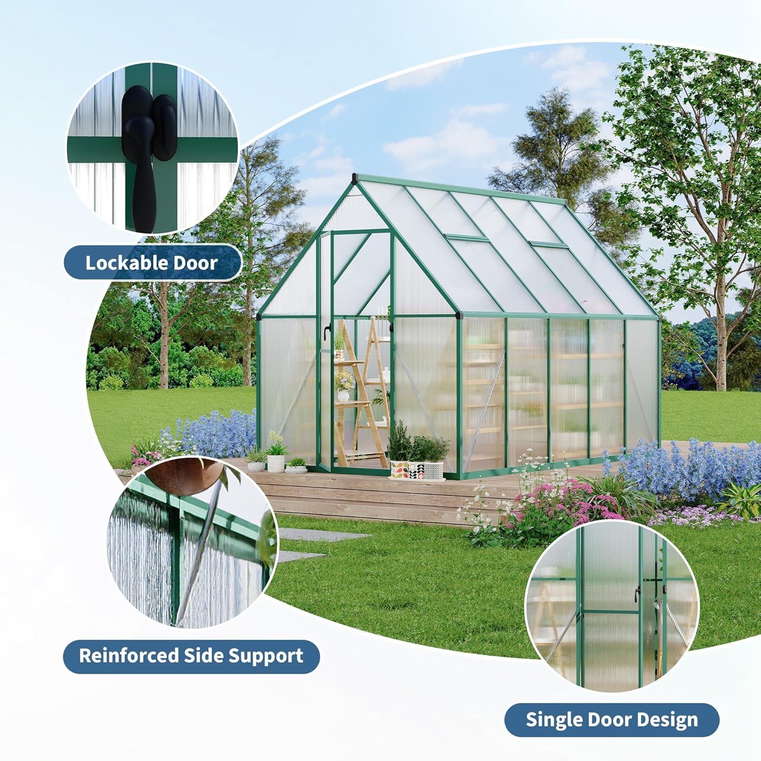 IdealHouse LUCY-VCBM4YFXKQRE greenhouses - View #4