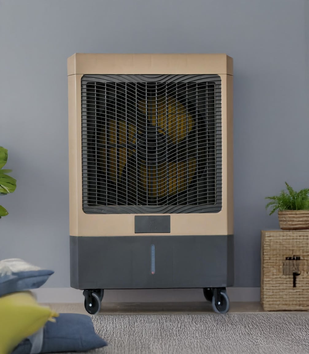 Hessaire 5300-CFM 3-Speed Indoor/Outdoor Portable Evaporative Cooler for 1600-sq ft (Motor Included)