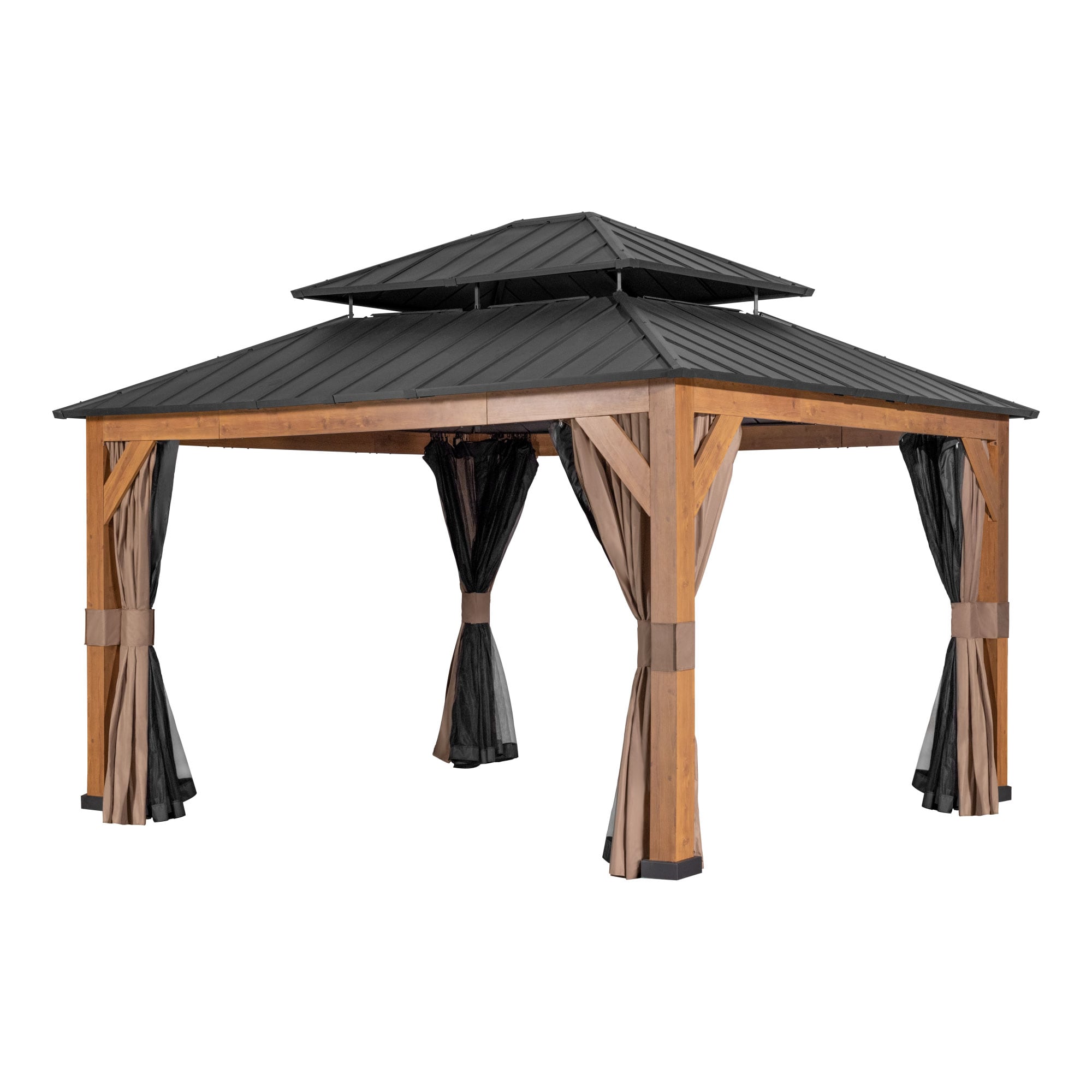 Gardenbee HGL-A30 Wood-Resin-Gazebos - View #2