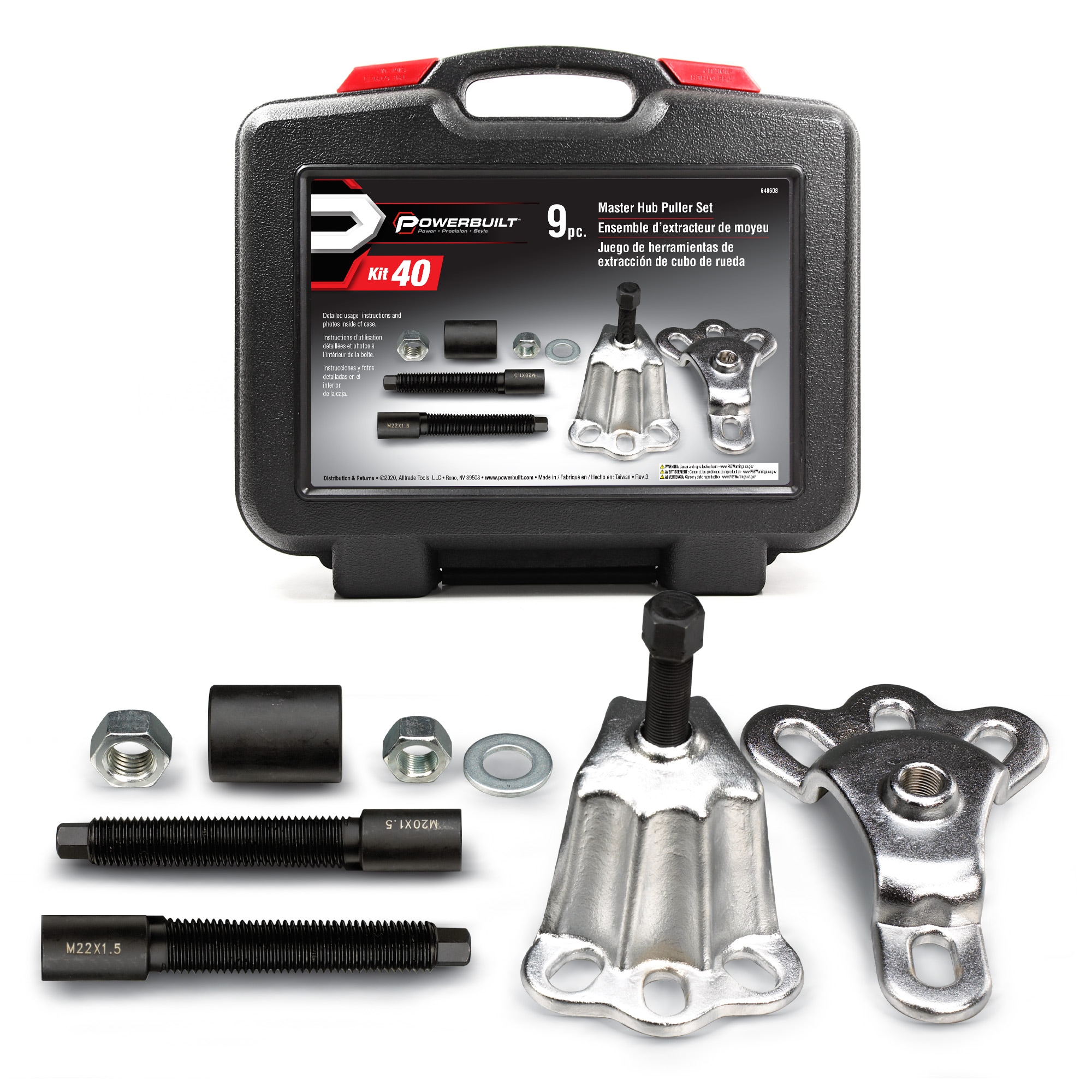 Powerbuilt 648608  Master Hub Puller Kit