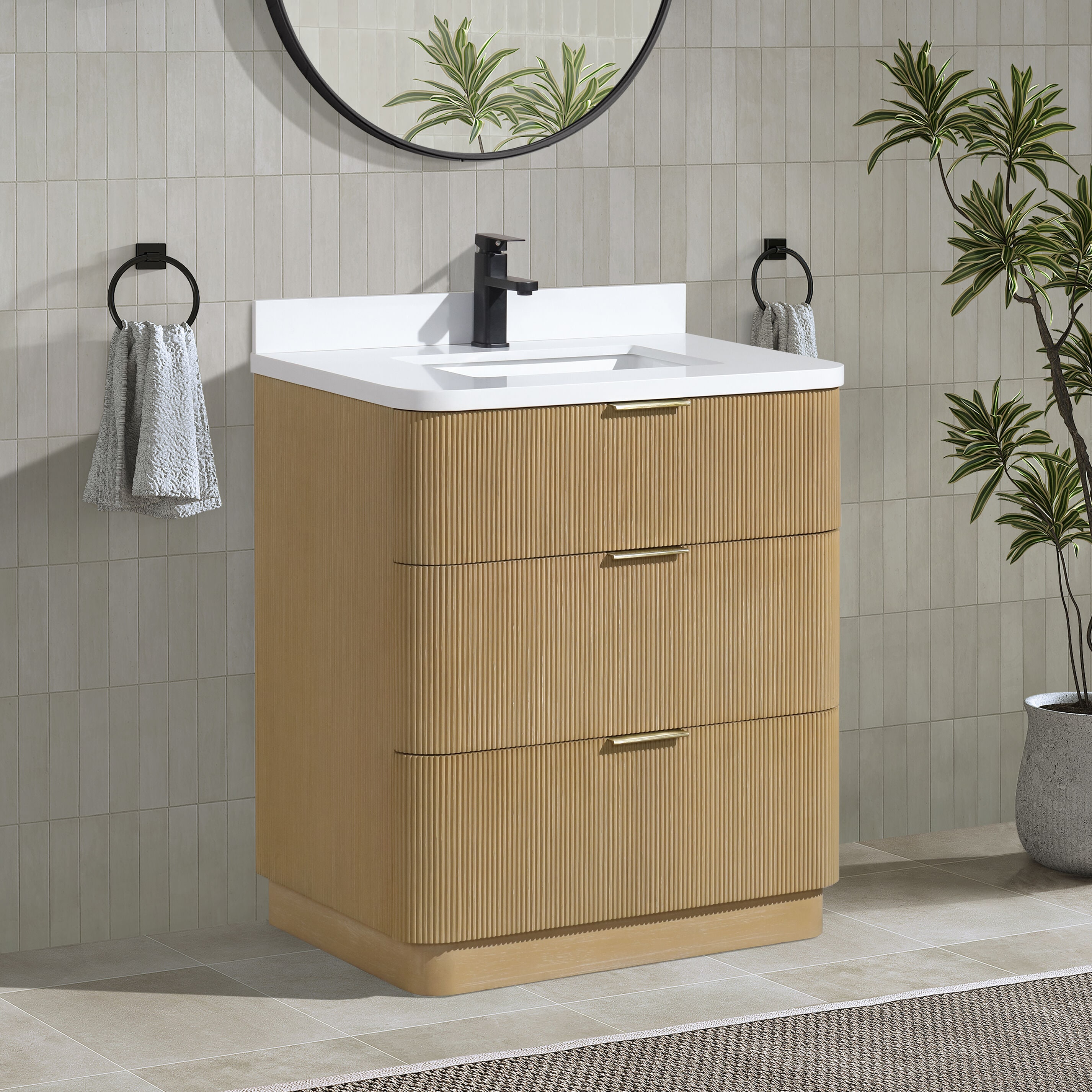 Ari Kitchen & Bath AKB-CALAMIGO-30-OAK Bath-Vanity-Combo - View #10