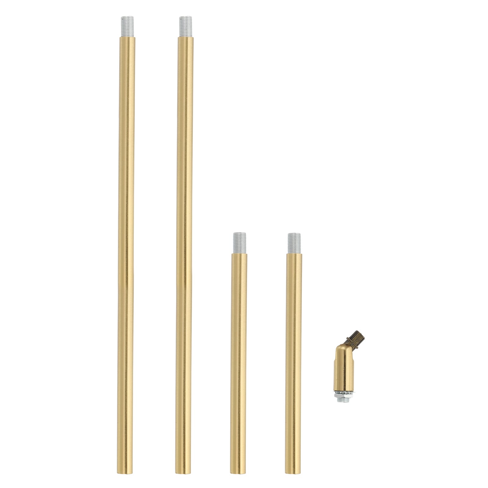 PATIKIL - Threaded Extension Rod4 Set 6inch and 12inch M10 x 1mm Fine Thread Lamp Pipe with Lamp ...