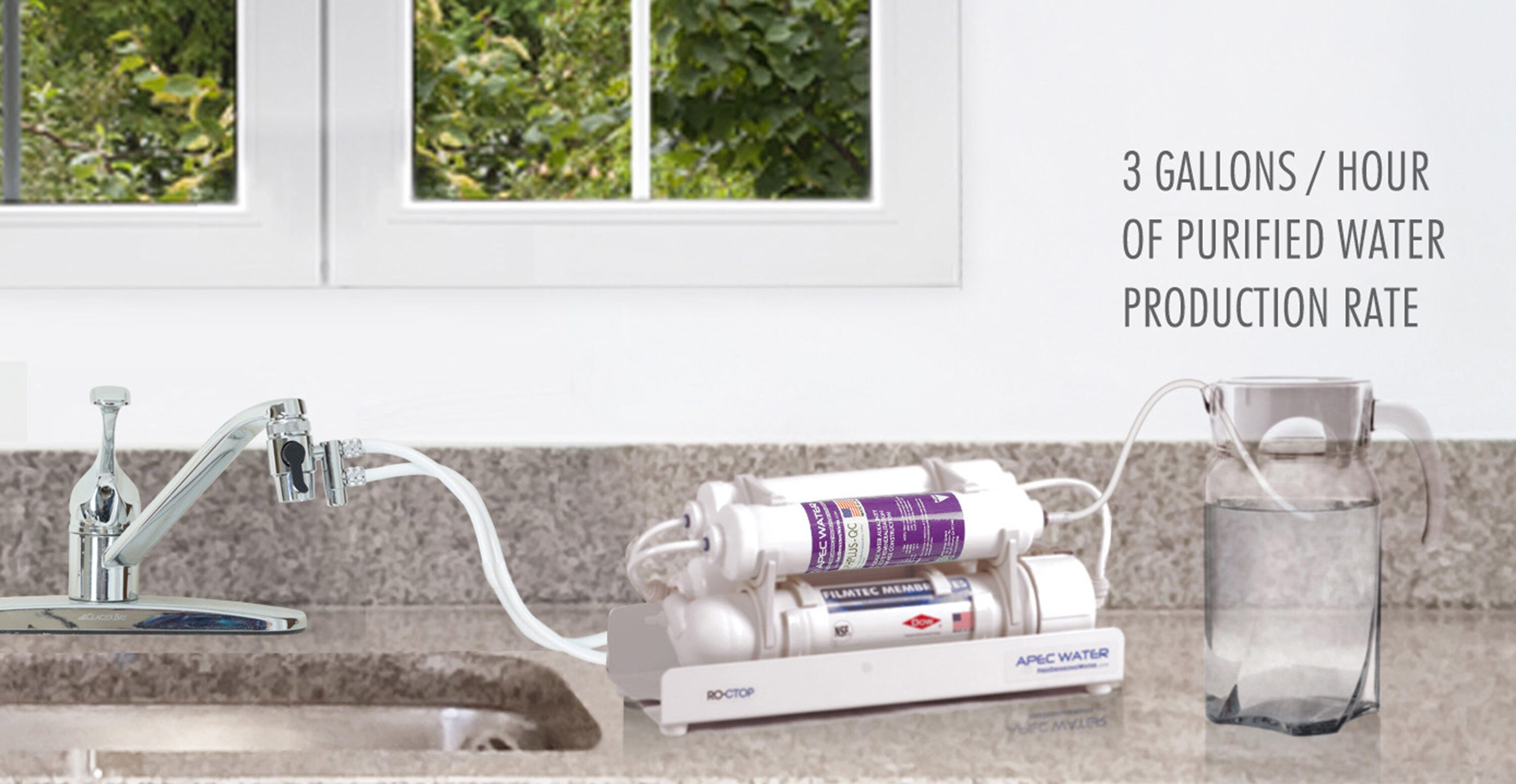 AquaTru Countertop 4-stage Sediment Reverse Osmosis Filtration System