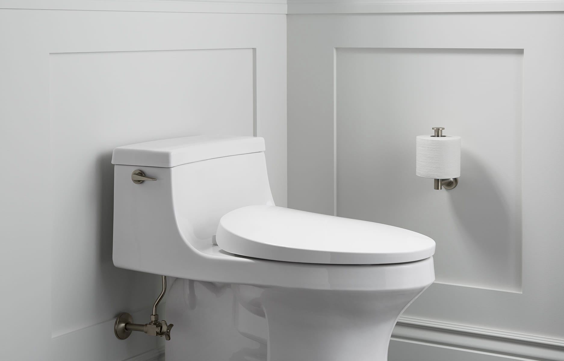 Bemis Radiance Heated Elongated Closed Front Toilet Seat in White