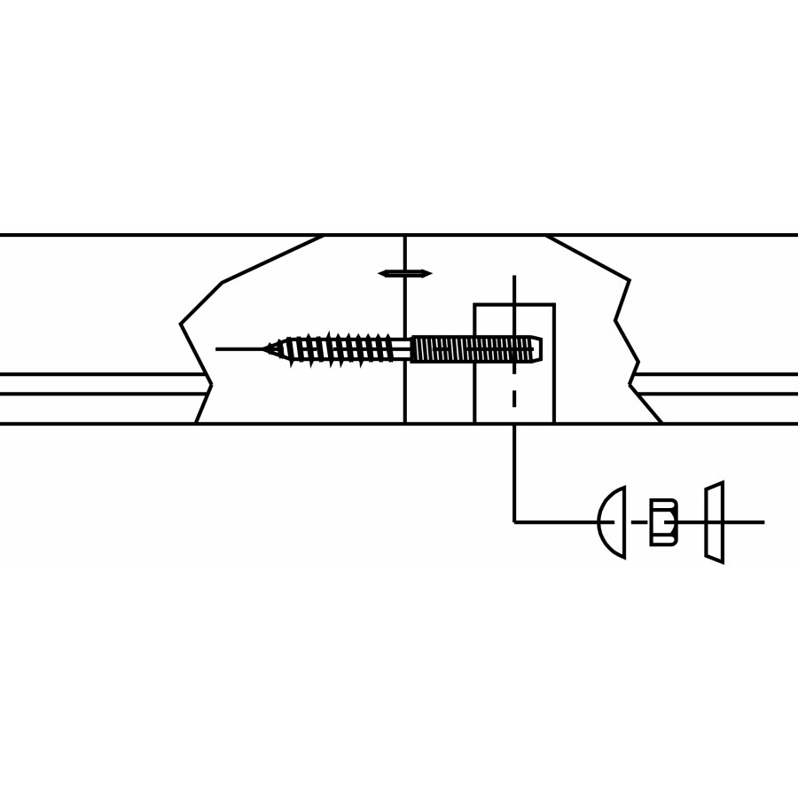 L.J. Smith Stair Systems LJ-3079-O/P/H Rail & Post Fastener Kit