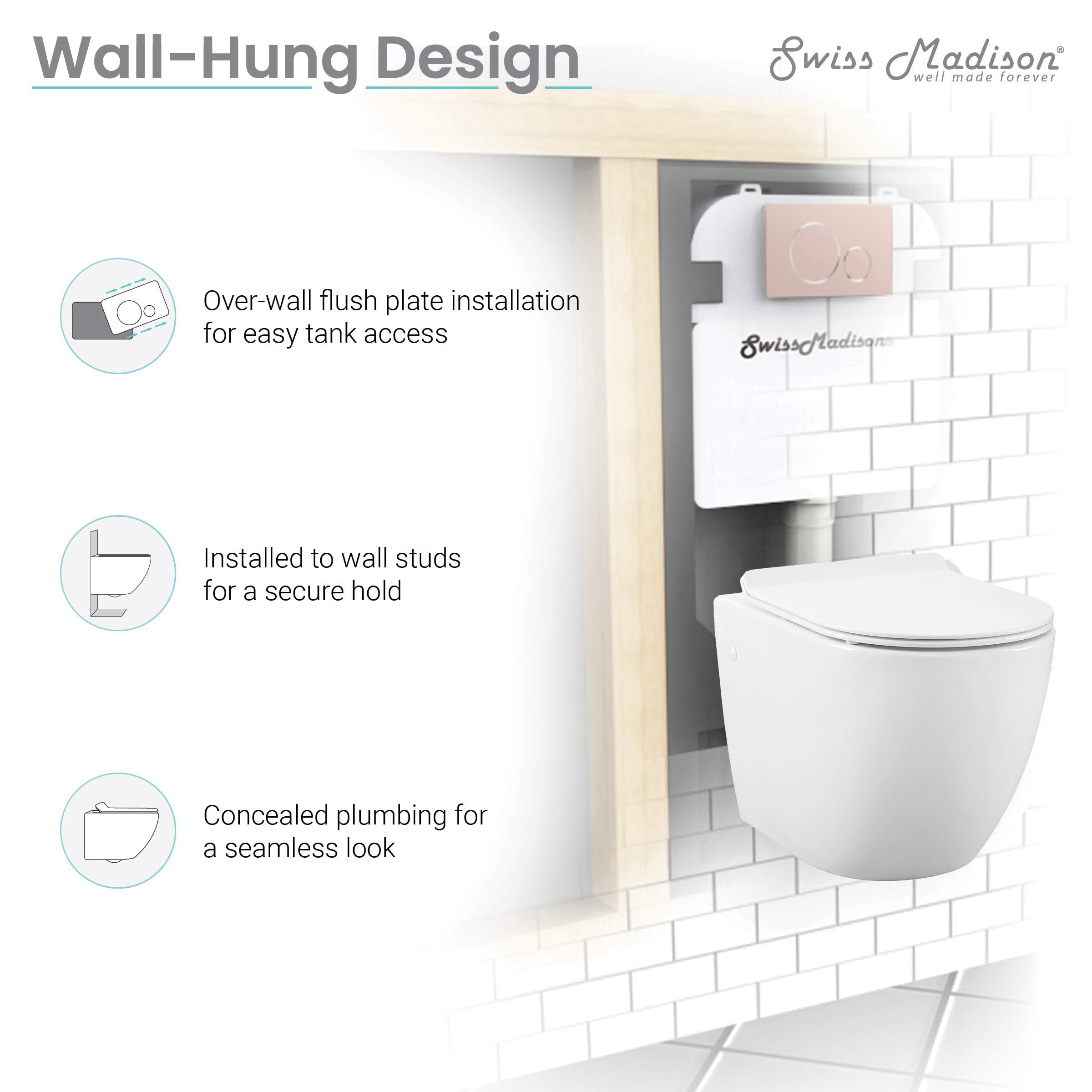 Swiss Madison SM-WT449 toilets - View #10