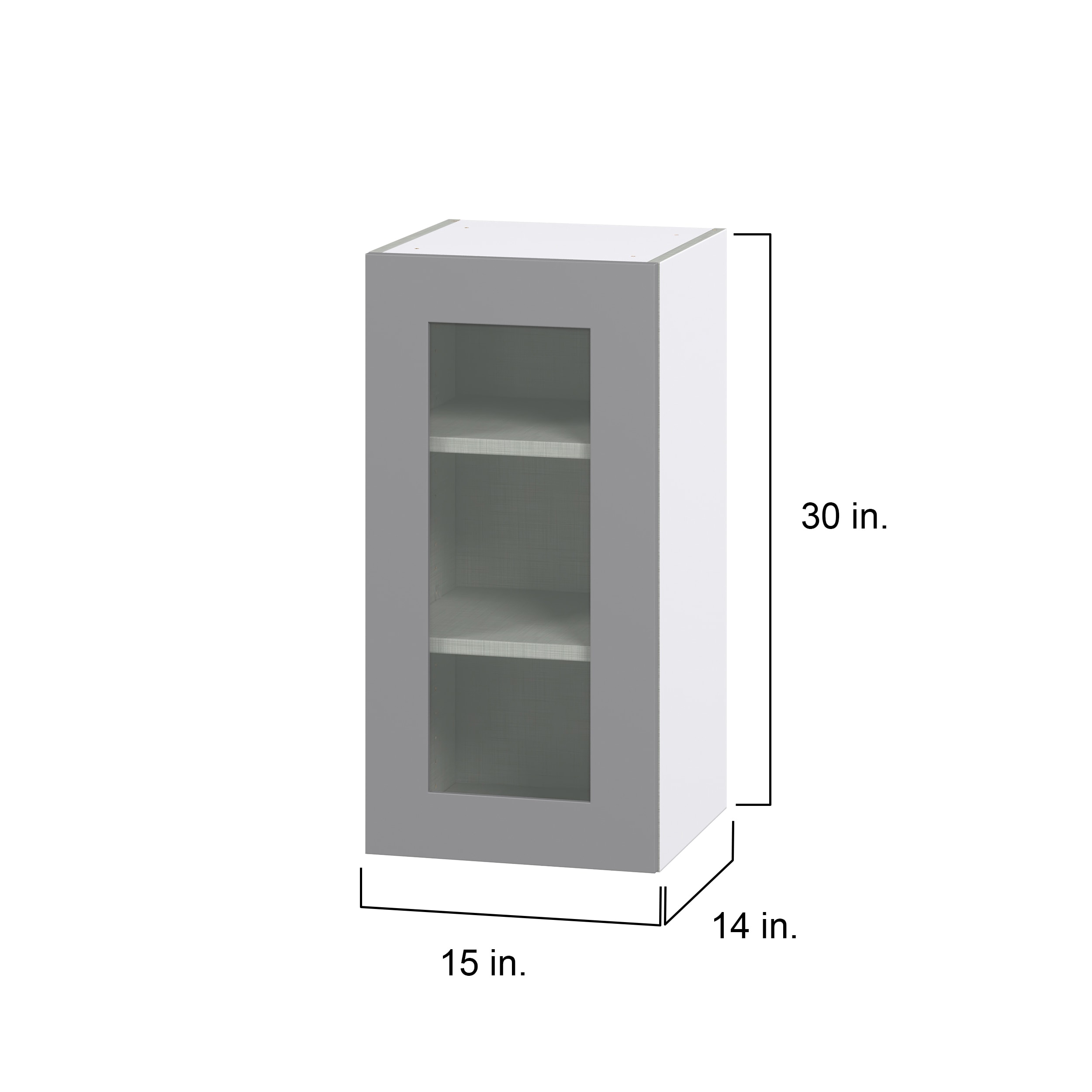 Hugo&Borg DSWG1530(L/R)-BM Cabinets-Kitchen - View #4