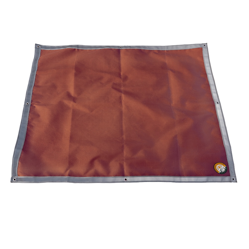 Fireside Outdoor Brown Food Grade Silicone Rectangular Grill Mat