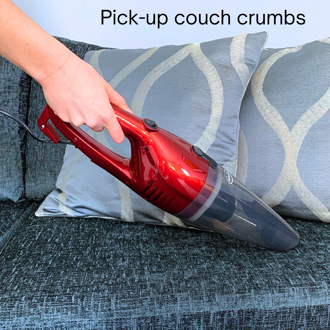Red 2-in-1 Bagless Upright and Handheld Vacuum Cleaner