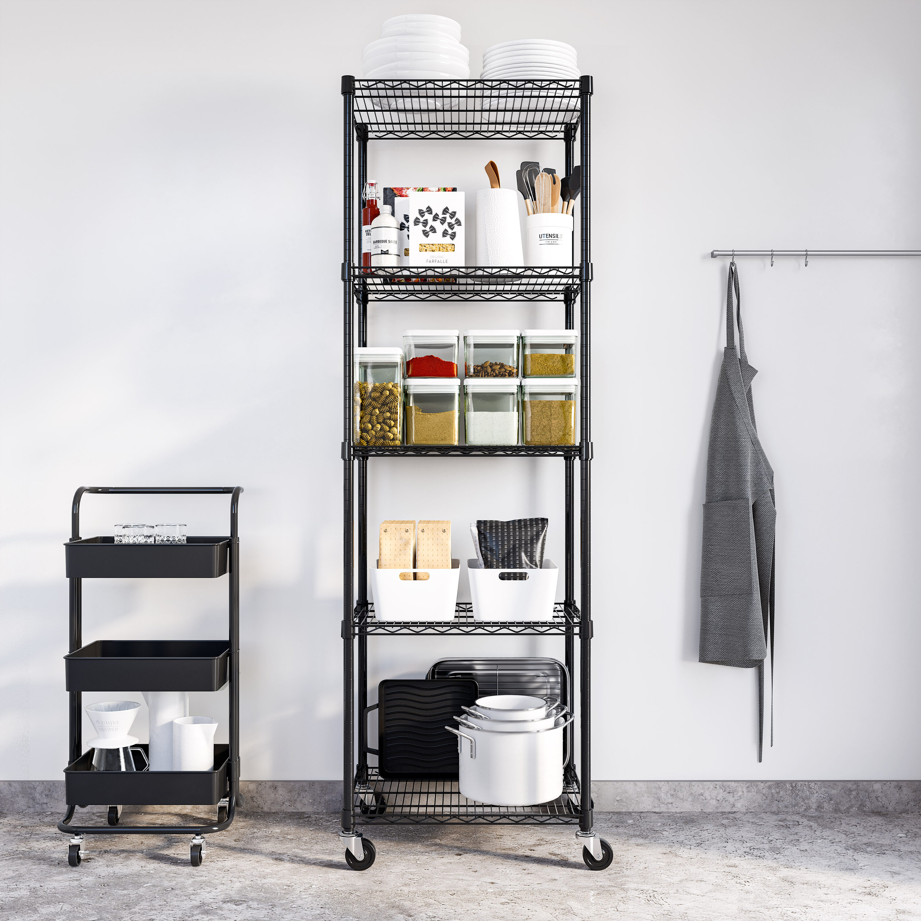 Seville Classics WEB607 Free-Standing-Shelving - View #3