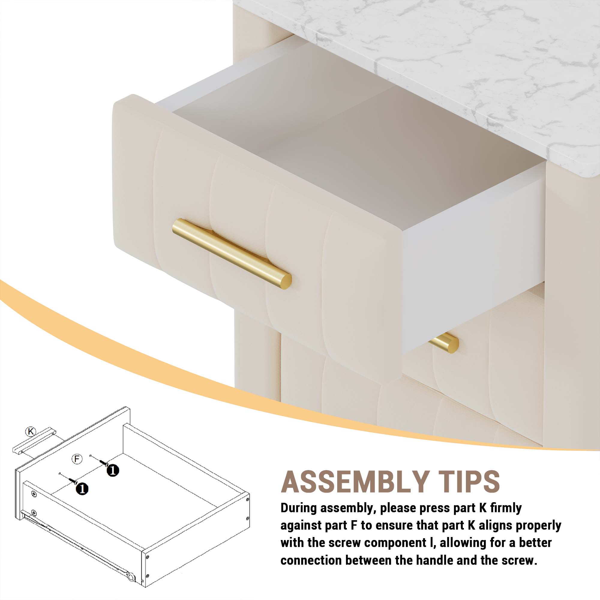 Fun Orange FUN25NS19 nightstands - View #7