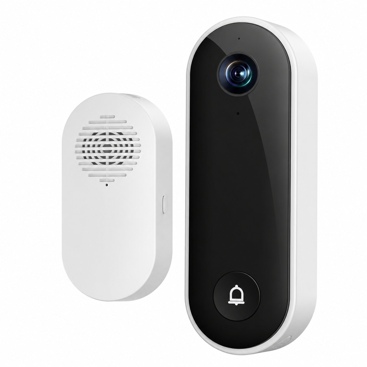 Adrinfly  Wired Video Doorbell with 2K Resolution Face Recognition Motion Detection 24 7 Recording Requires Existing Doorbell Wiring
