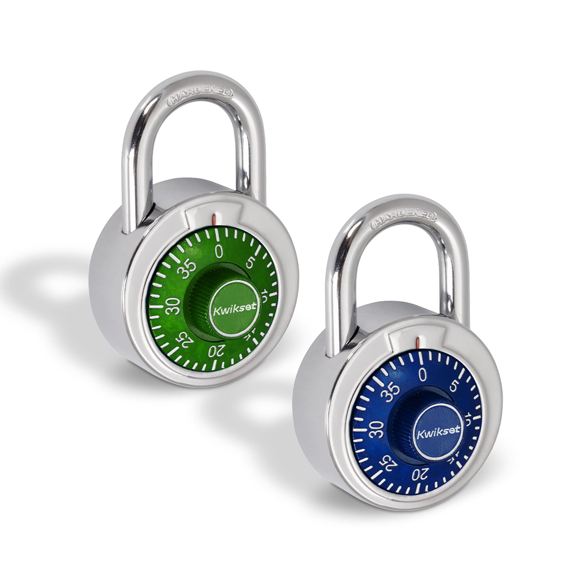 Kwikset Kwikset Combination Padlock, 1-15/16-in Wide x 4/5-in Shackle 2 -Pack