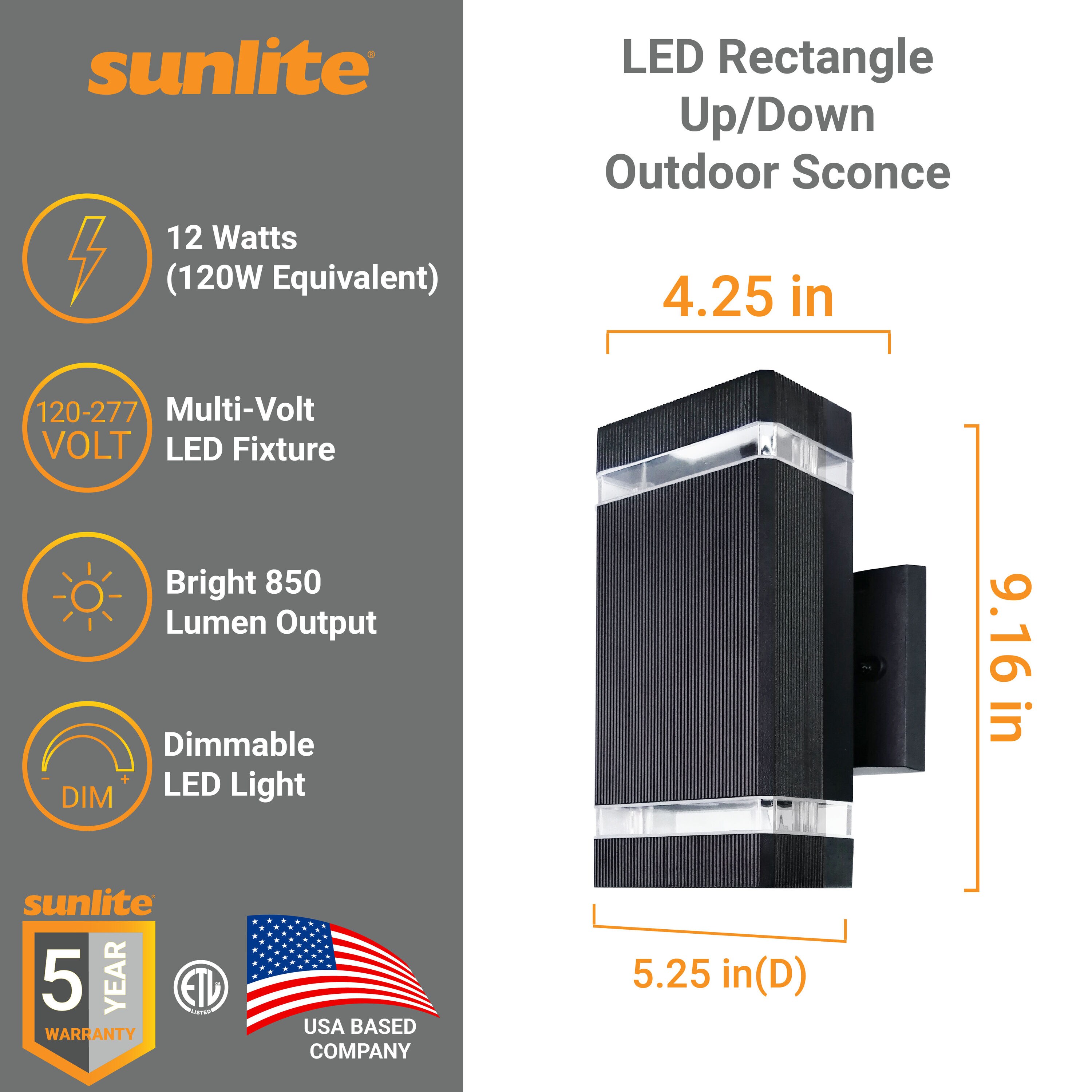 Sunlite LW07218 Outdoor-Wall-Lighting - View #2