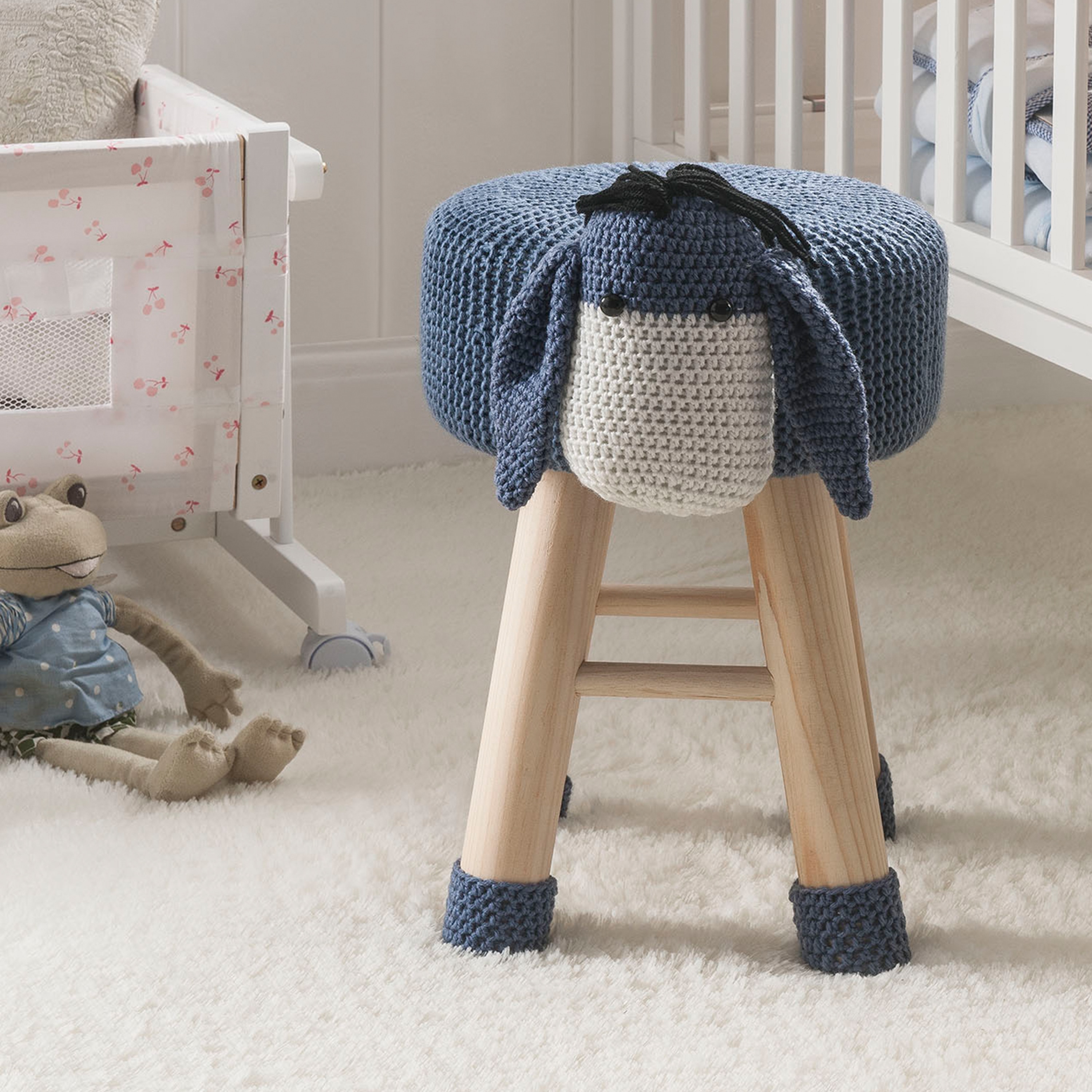 AC Pacific STOOL-DONKEY Indoor-Ottomans - View #3