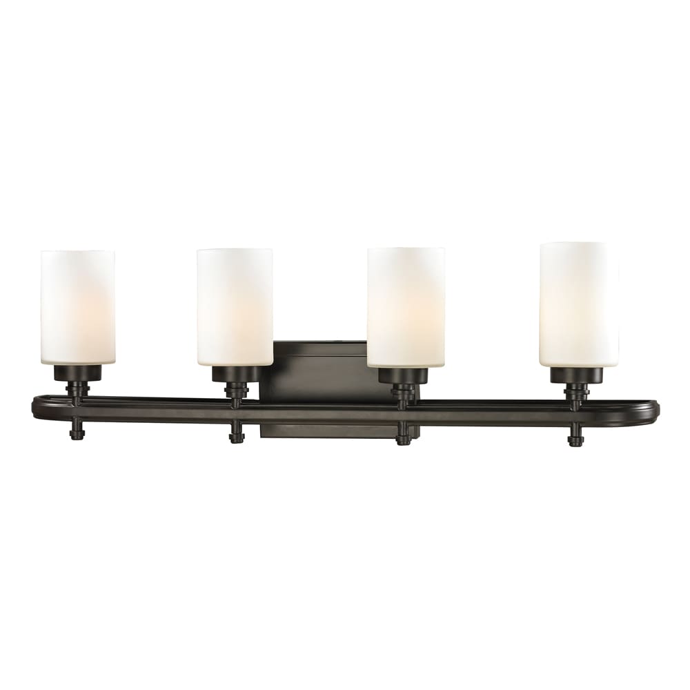 Westmore Lighting BB437611 Balfour 29.75-in 4-Light Oil Rubbed Bronze Transitional Vanity Light