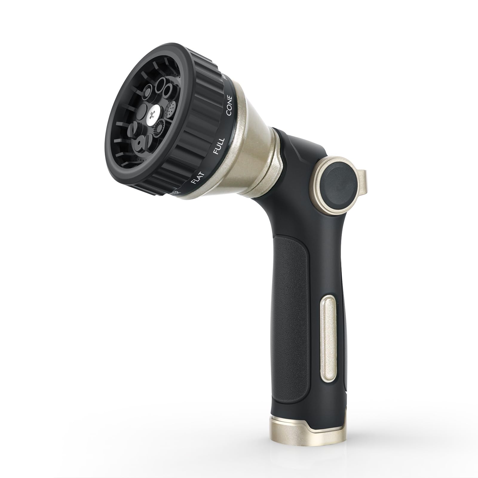 Etokfoks Heavy Duty Metal Hose Nozzle with 8 Spray Patterns and Thumb ...