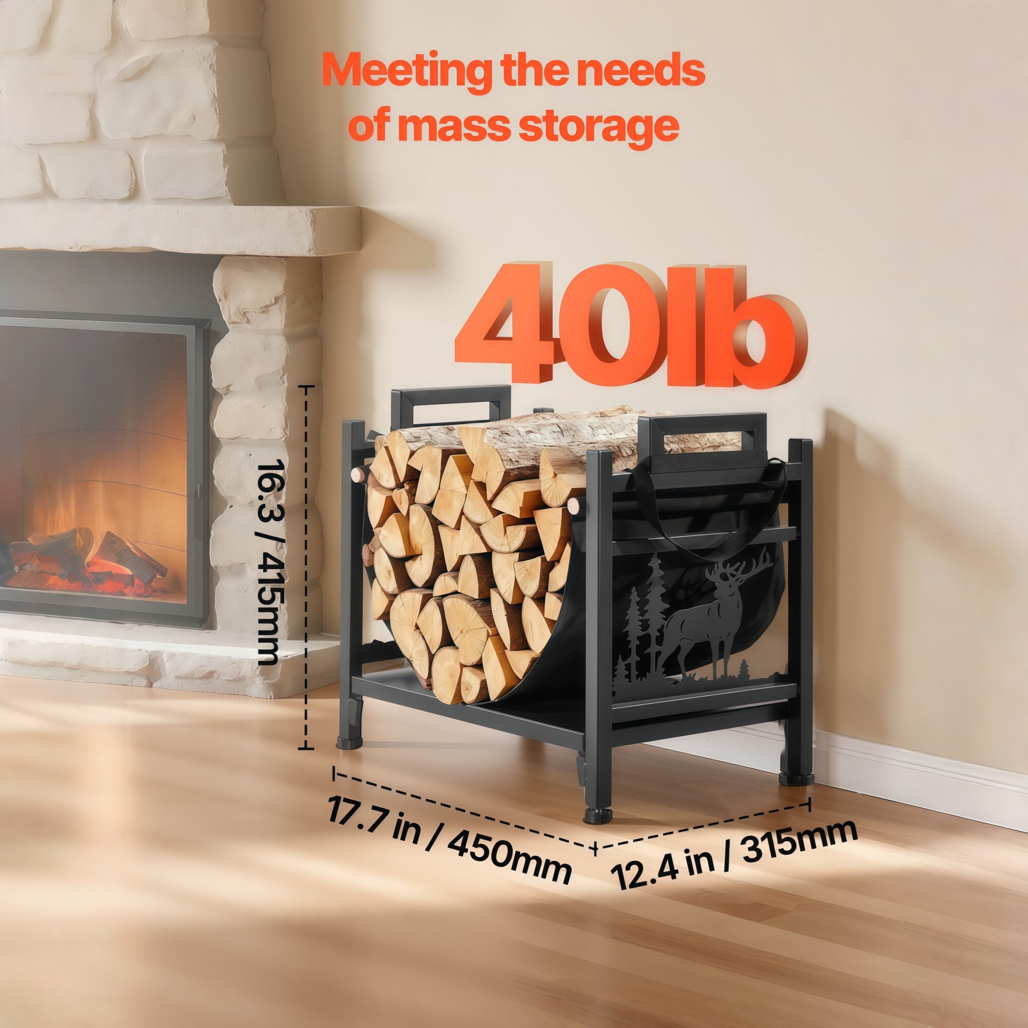 Numhew NHWILL41091 Firewood-Storage - View #3
