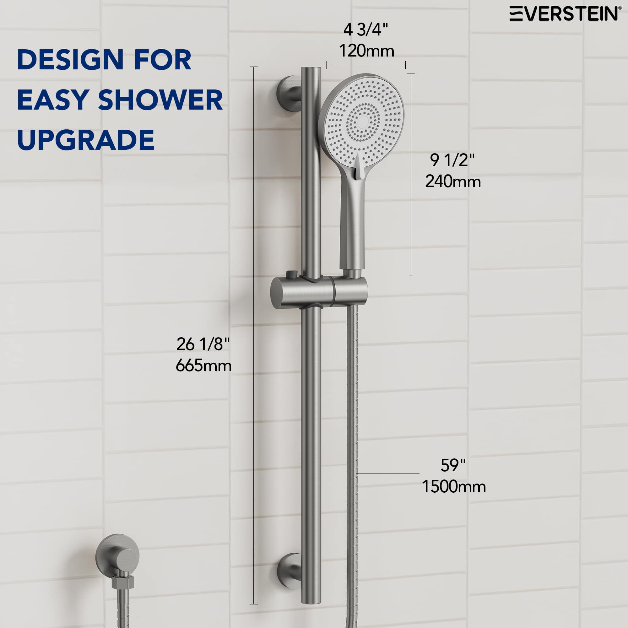 EVERSTEIN SFS-1136-NK Fixed-Showerhead - View #8