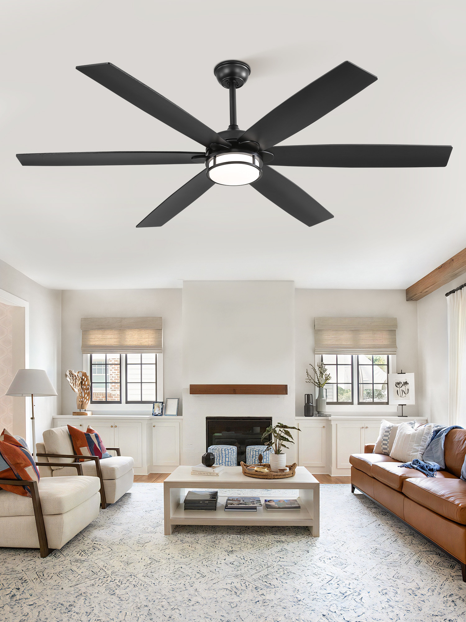 ZMISHIBO F-TE65BK-1D01LS Ceiling-Fans - View #4