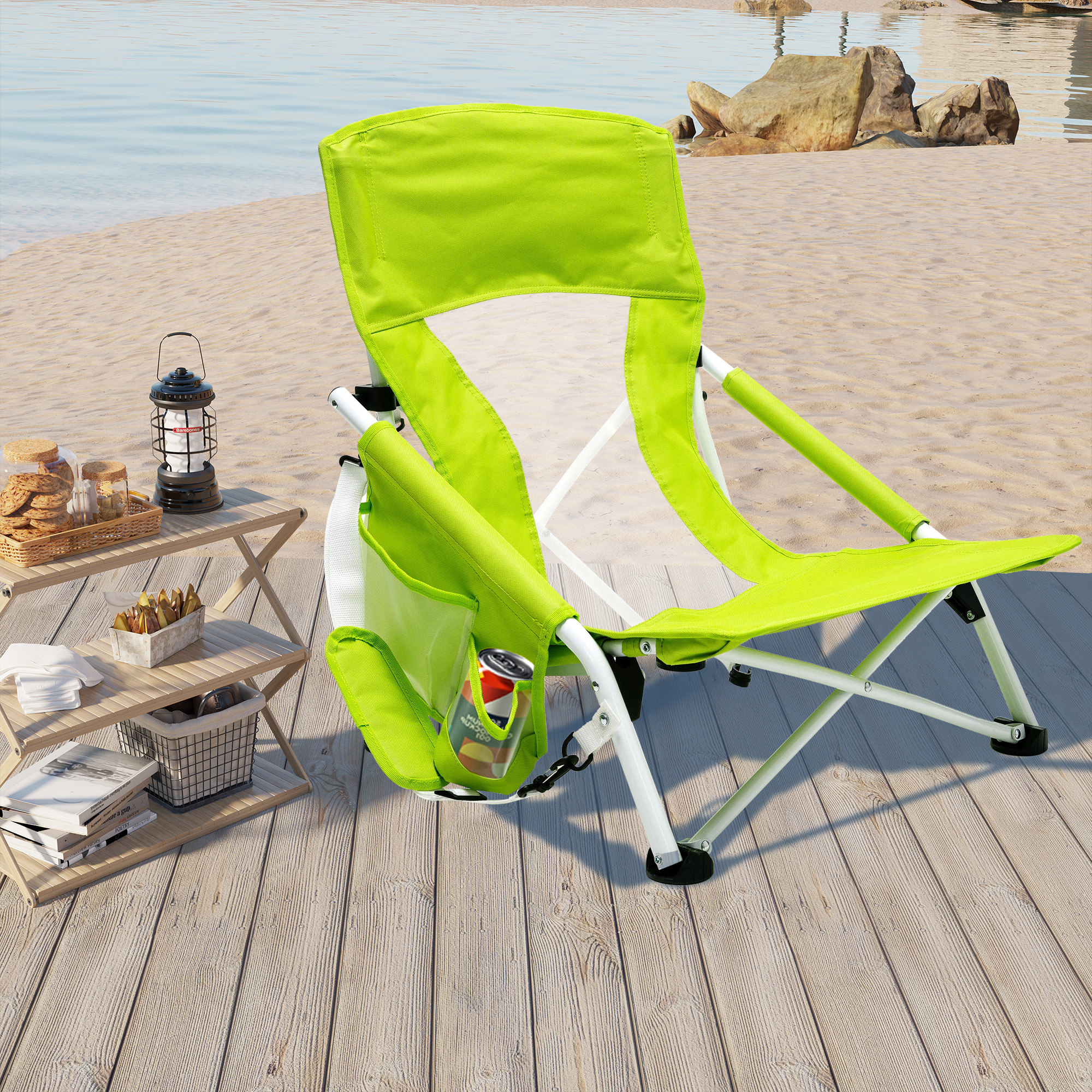 Clihome CL-CCAC2417GGN2 Beach-Camping-Chairs - View #3