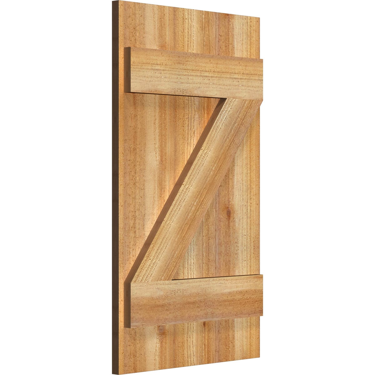 Ekena Millwork RBJ06Z16X028RWR Exterior-Shutters - View #2