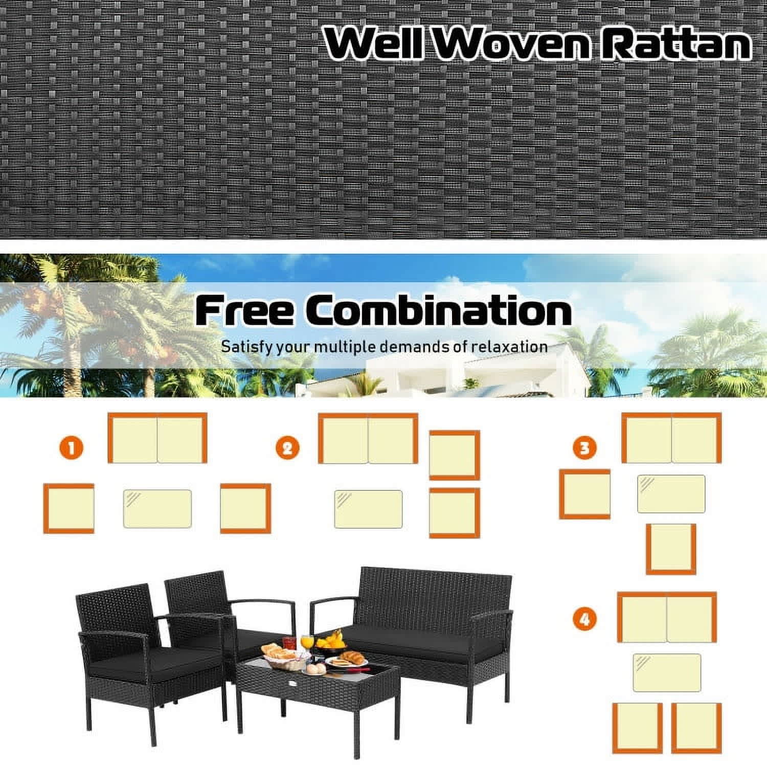 VERYKE 5354821723293 Patio-Conversation-Sets - View #2