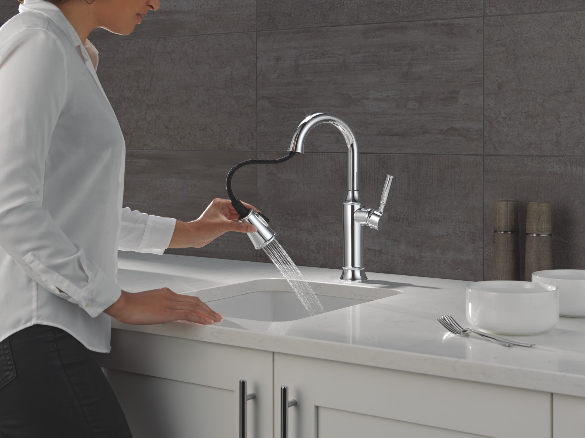 Delta 9984-PR-DST Kitchen-Faucets - View #12