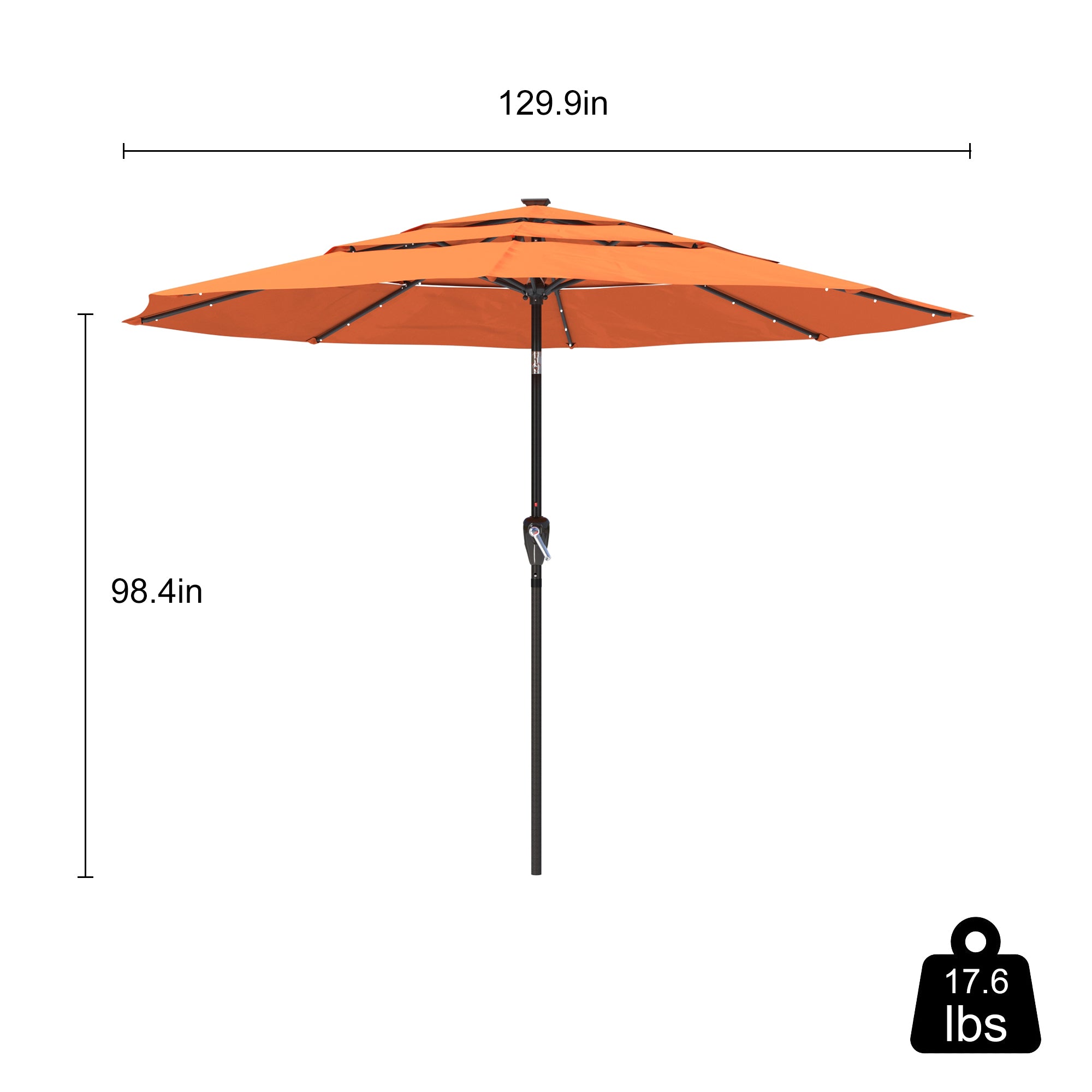 Boyel Living BOHT113LED-OG Umbrellas-2 - View #3